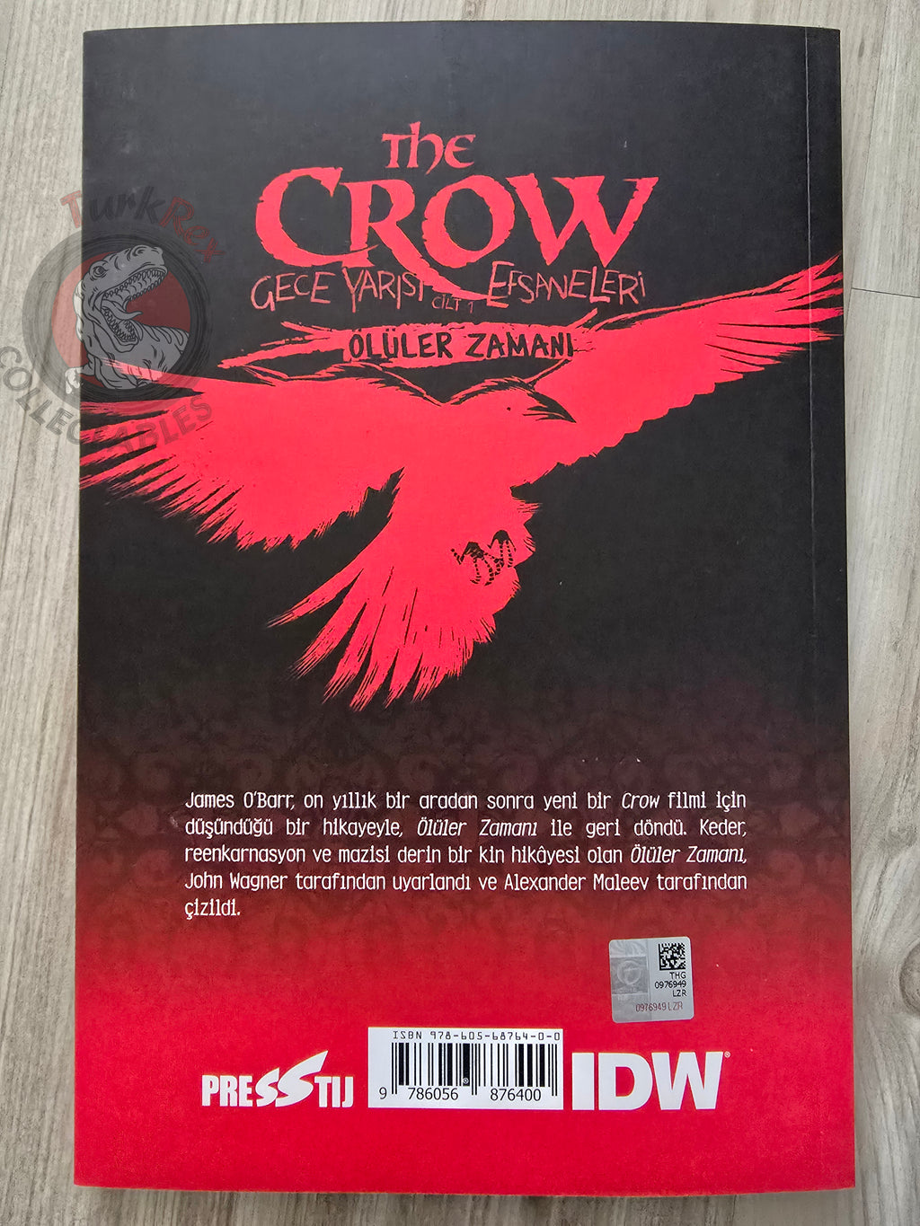 The Crow Midnight Legends Vol #1 Dead Time Turkish Comic Turkey