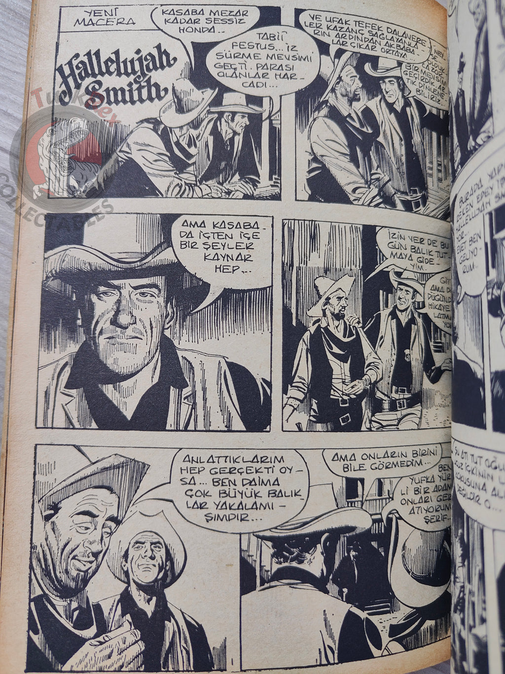 Buffalo Bill  –  Volume  #7 1981 Turkish Comic Turkey Marshal, le shérif de Dodge City