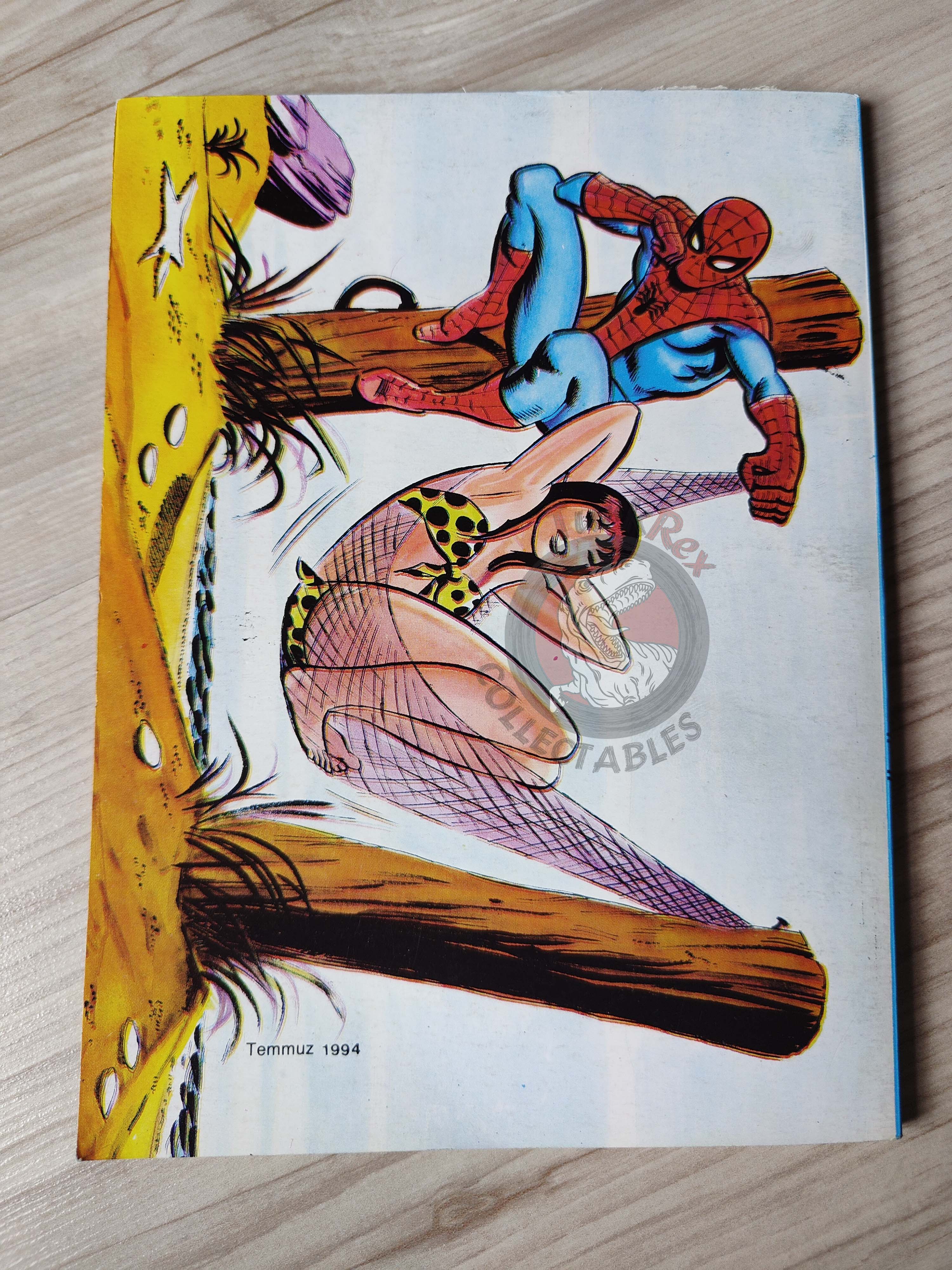 Spider-Man #168 1994 Turkish Comic Turkey Hulk Amazing #381 #382 Marvel Team Up #101 #102