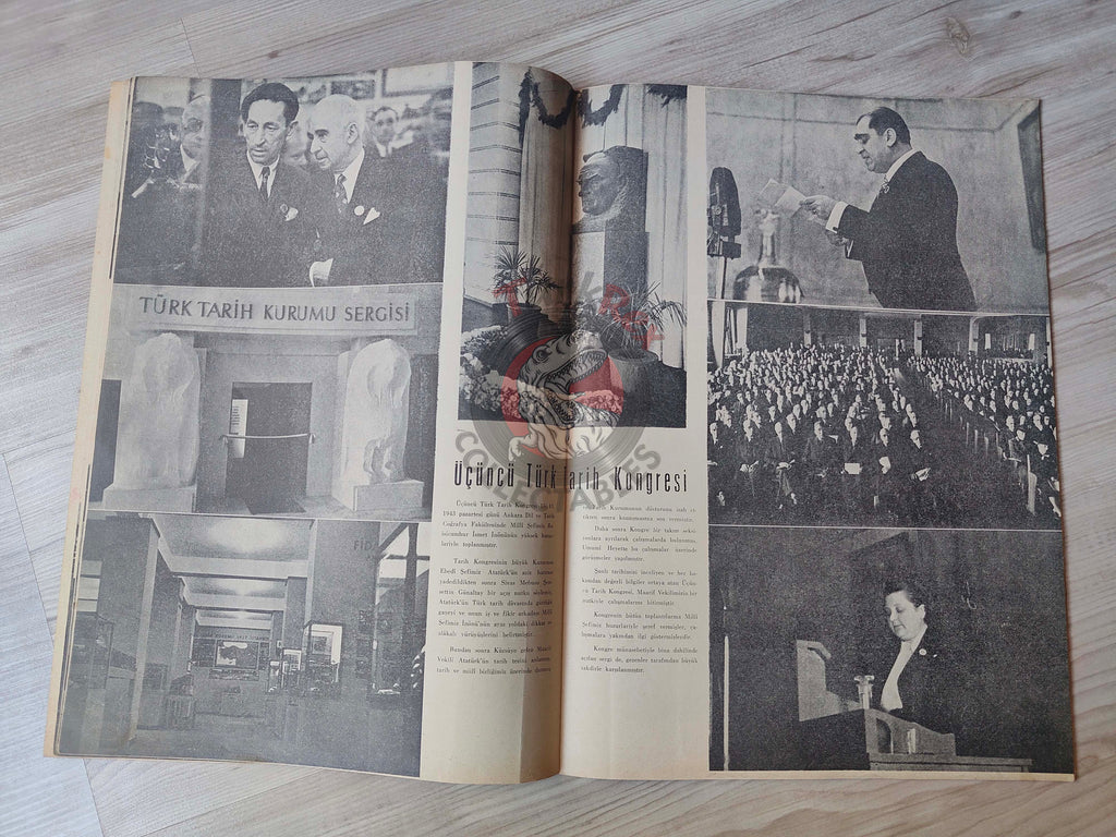 Radyo 1943 The 3rd Turkish History Congress Turkish Magazine Turkey WW2 World War Two Radio