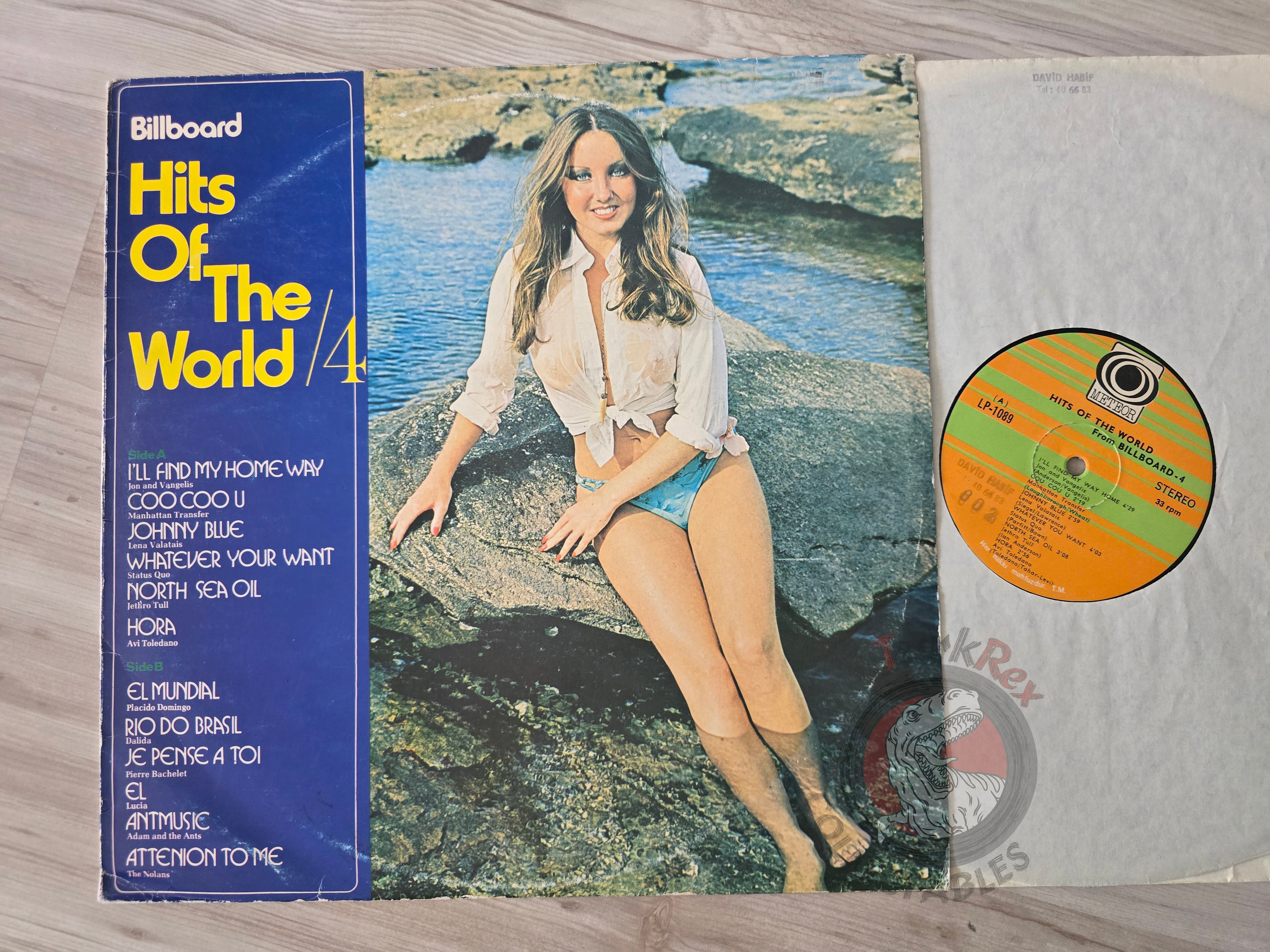 Various – Billboard Hits Of The World / 4 Turkish Pressing Vinyl Turkey Edition