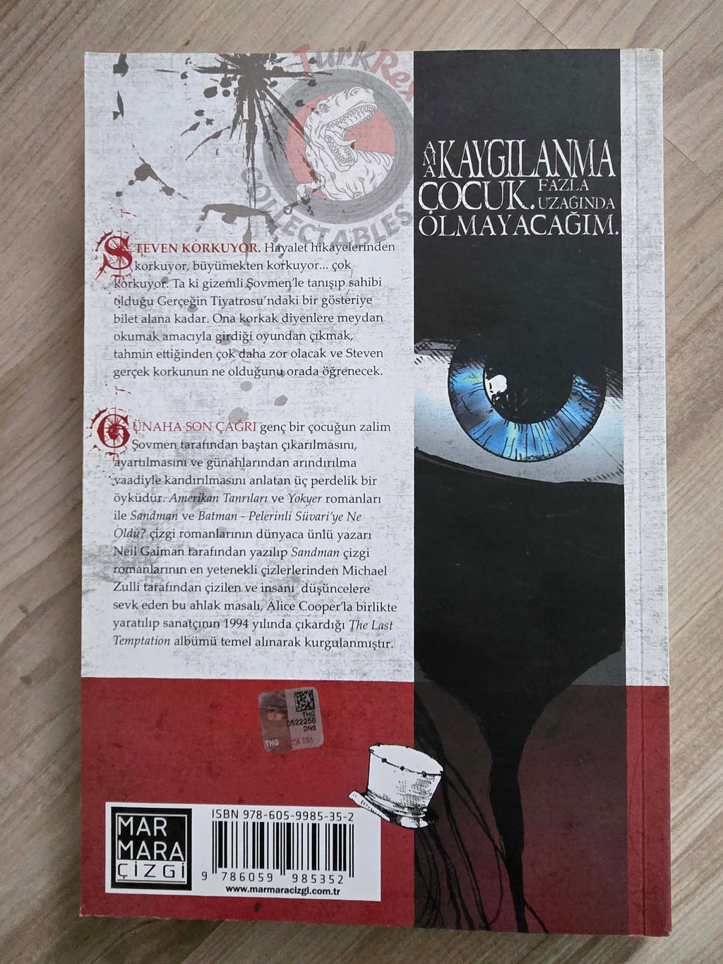 The Last Temptation - Neil Gaiman Alice Cooper Turkish Comic Turkey 2015