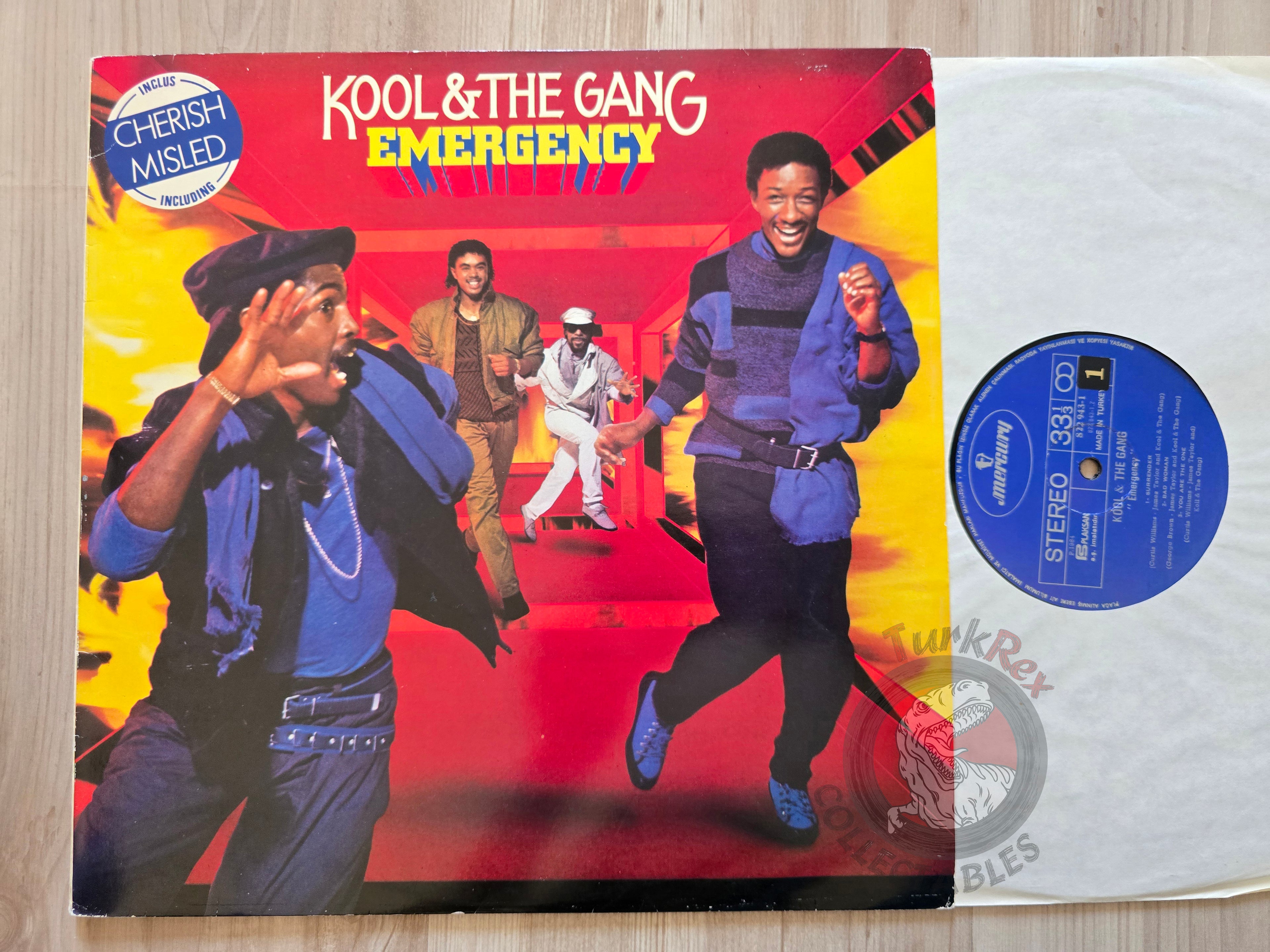 Kool & The Gang – Emergency Turkish Pressing Vinyl Turkey Edition