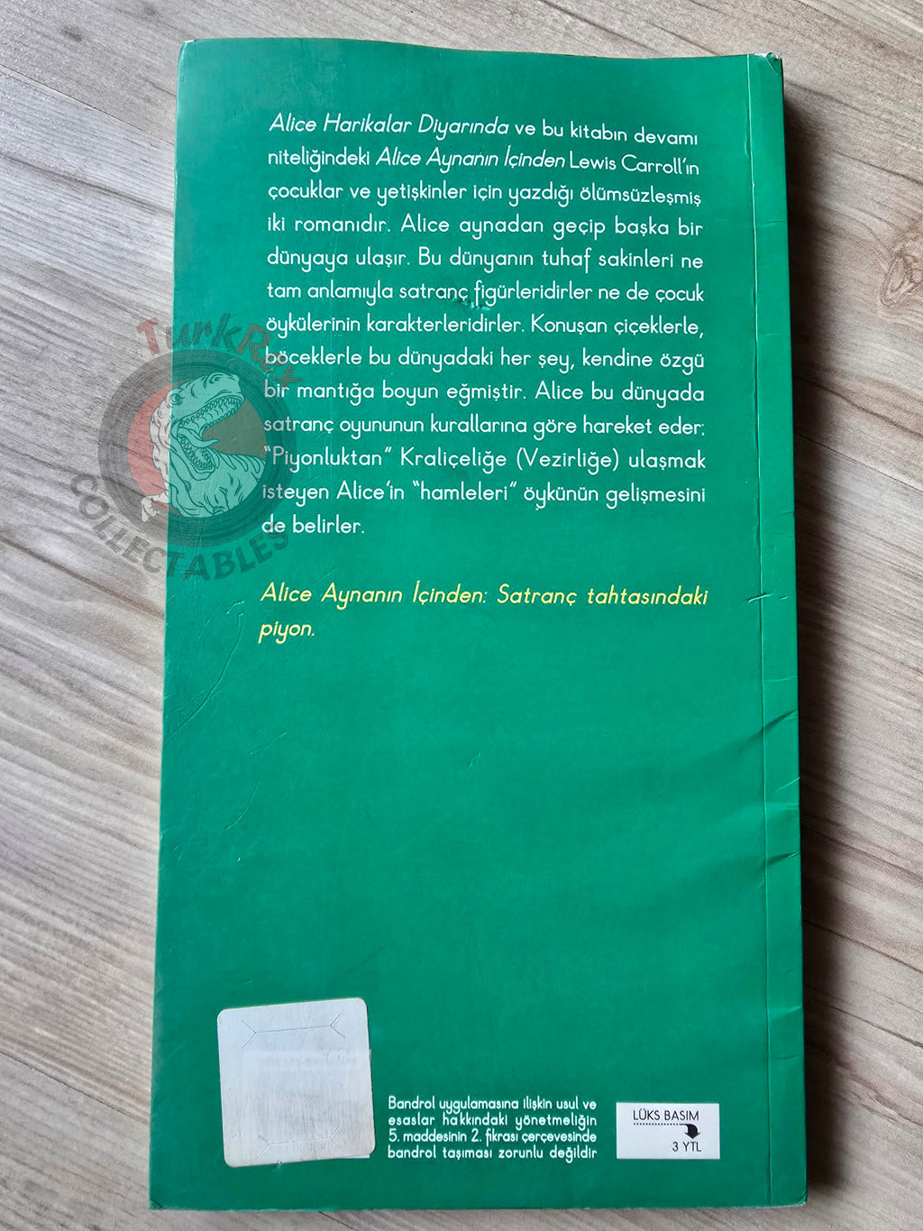 Lewis Carroll – Through the Looking-Glass 2006 Turkish Book Turkey Illustrated