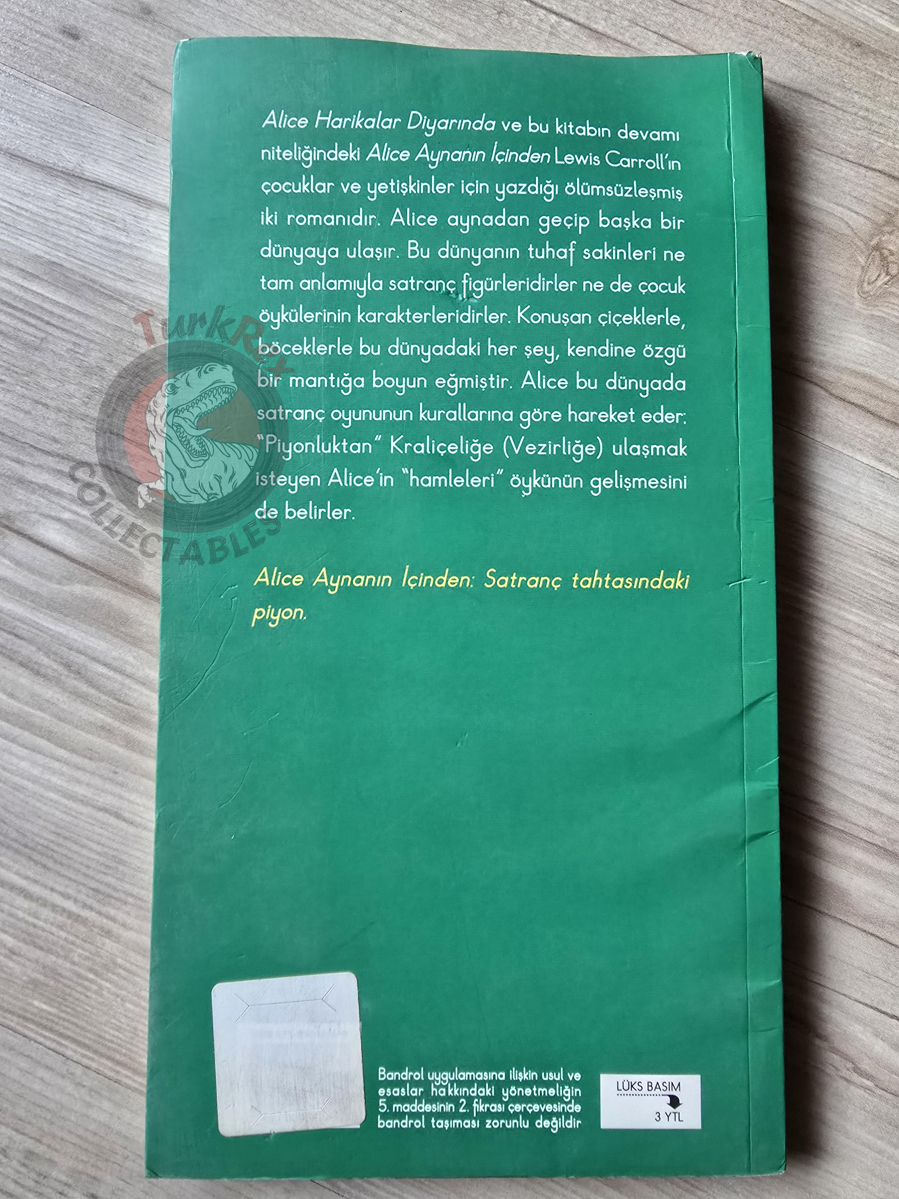 Lewis Carroll – Through the Looking-Glass 2006 Turkish Book Turkey Illustrated
