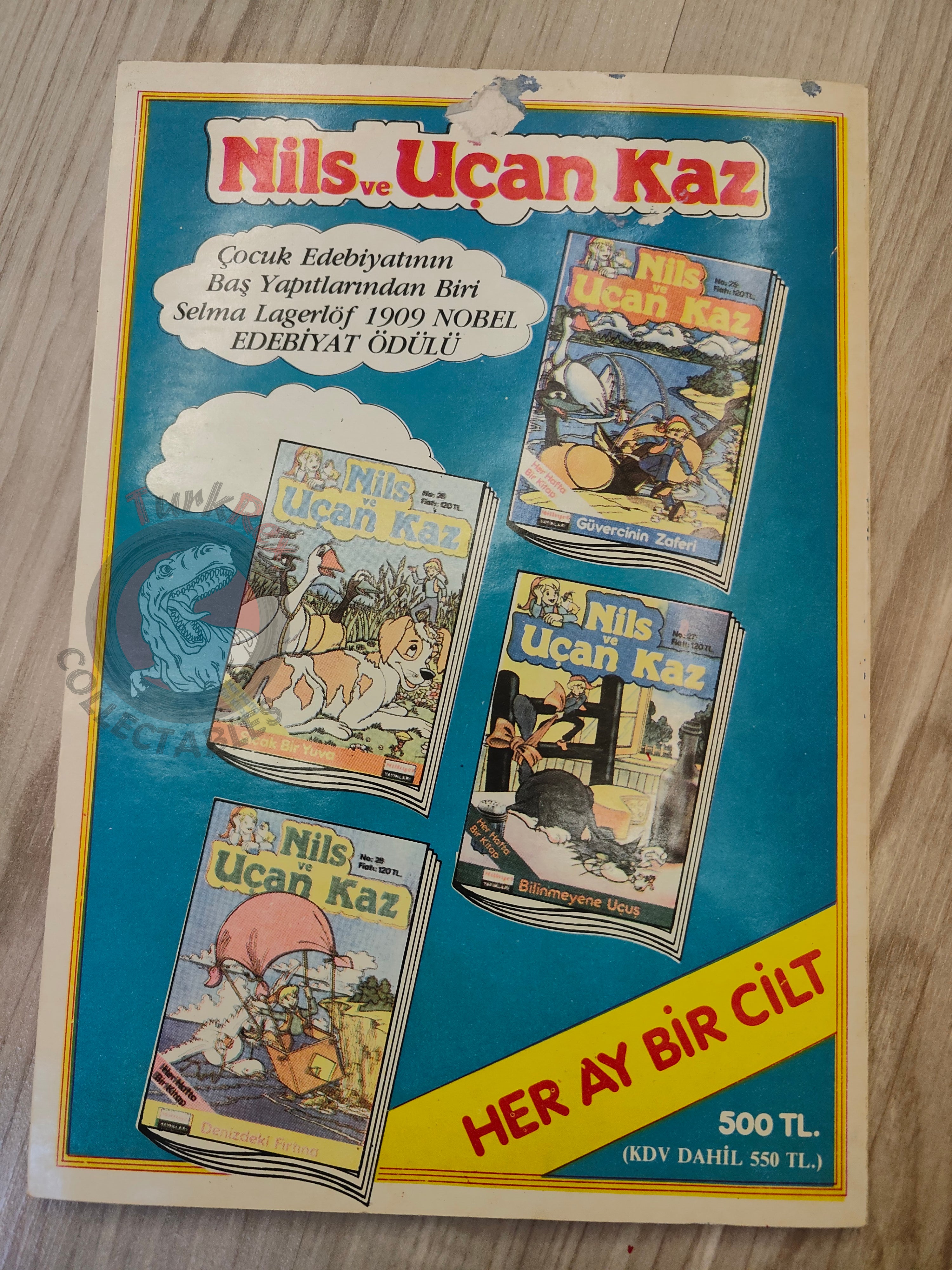 The Wonderful Adventures of Nils #7 1985 Turkish Comic Turkey Selma Lagerlöf