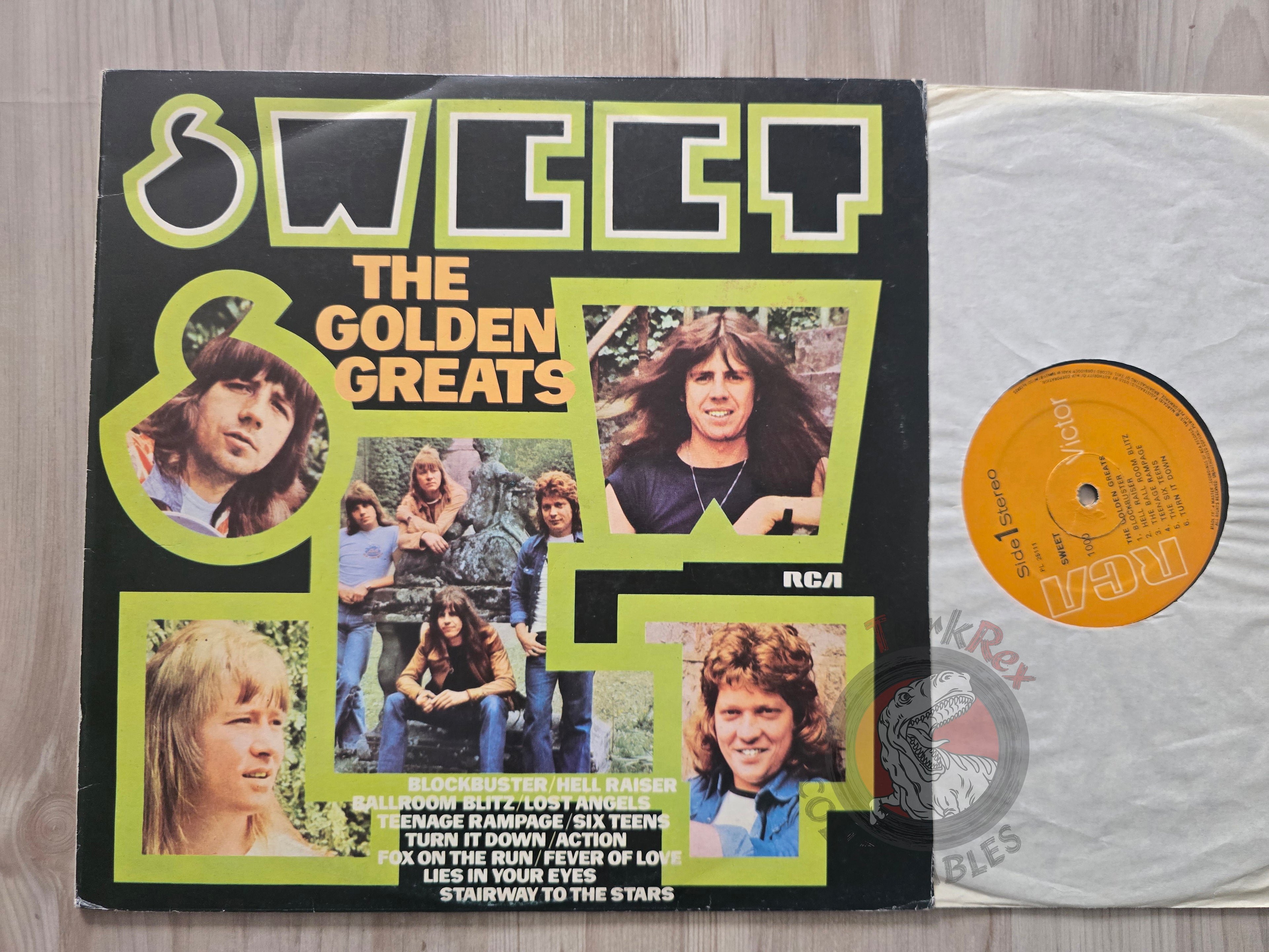 The Sweet – The Golden Greats Turkish Pressing Vinyl Turkey Edition