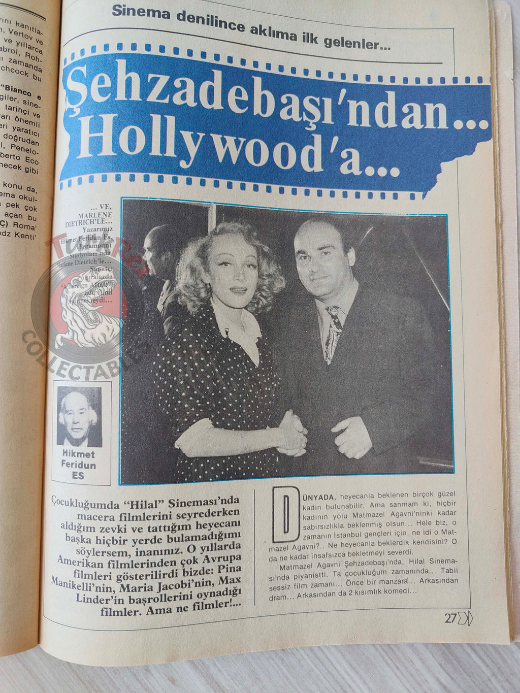 Yıllarboyu Tarih 1985 Marilyn Monroe Turkish History Mag Turkey Hagia Sophia Museum Marlene Dietrich