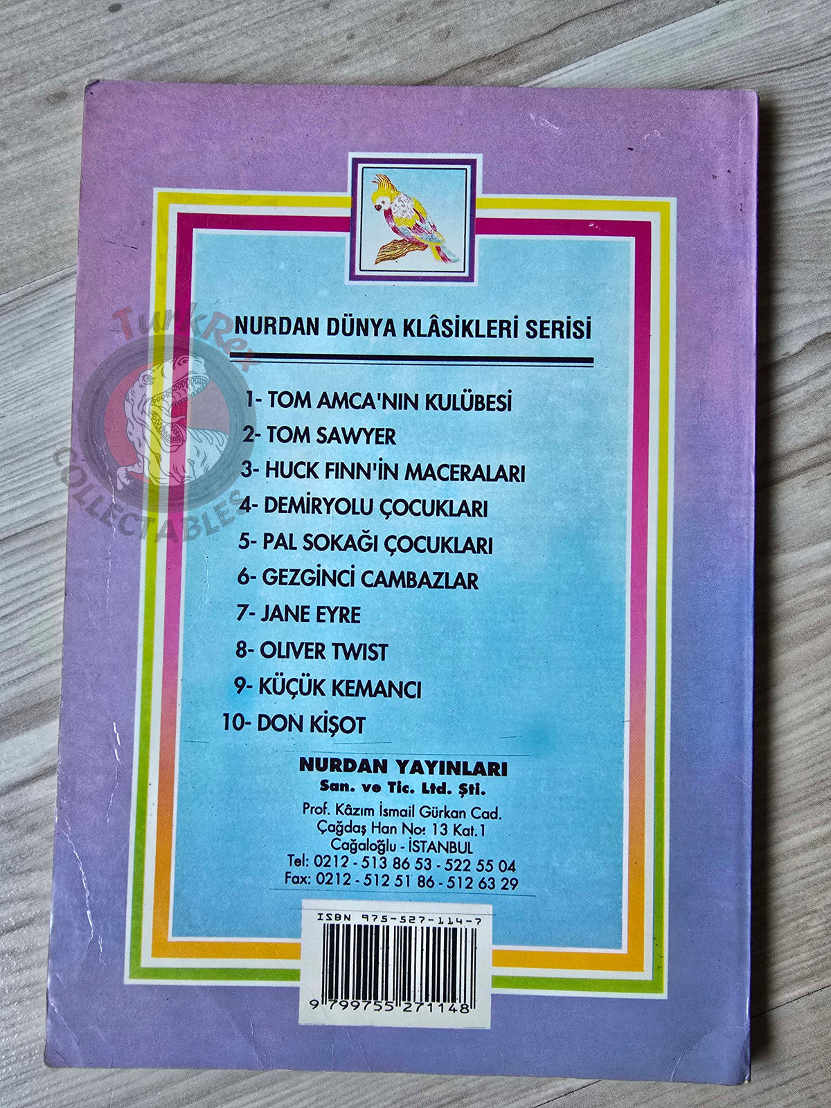 Mark Twain – Tom Sawyer 1997 Turkish Book Turkey Illustrated
