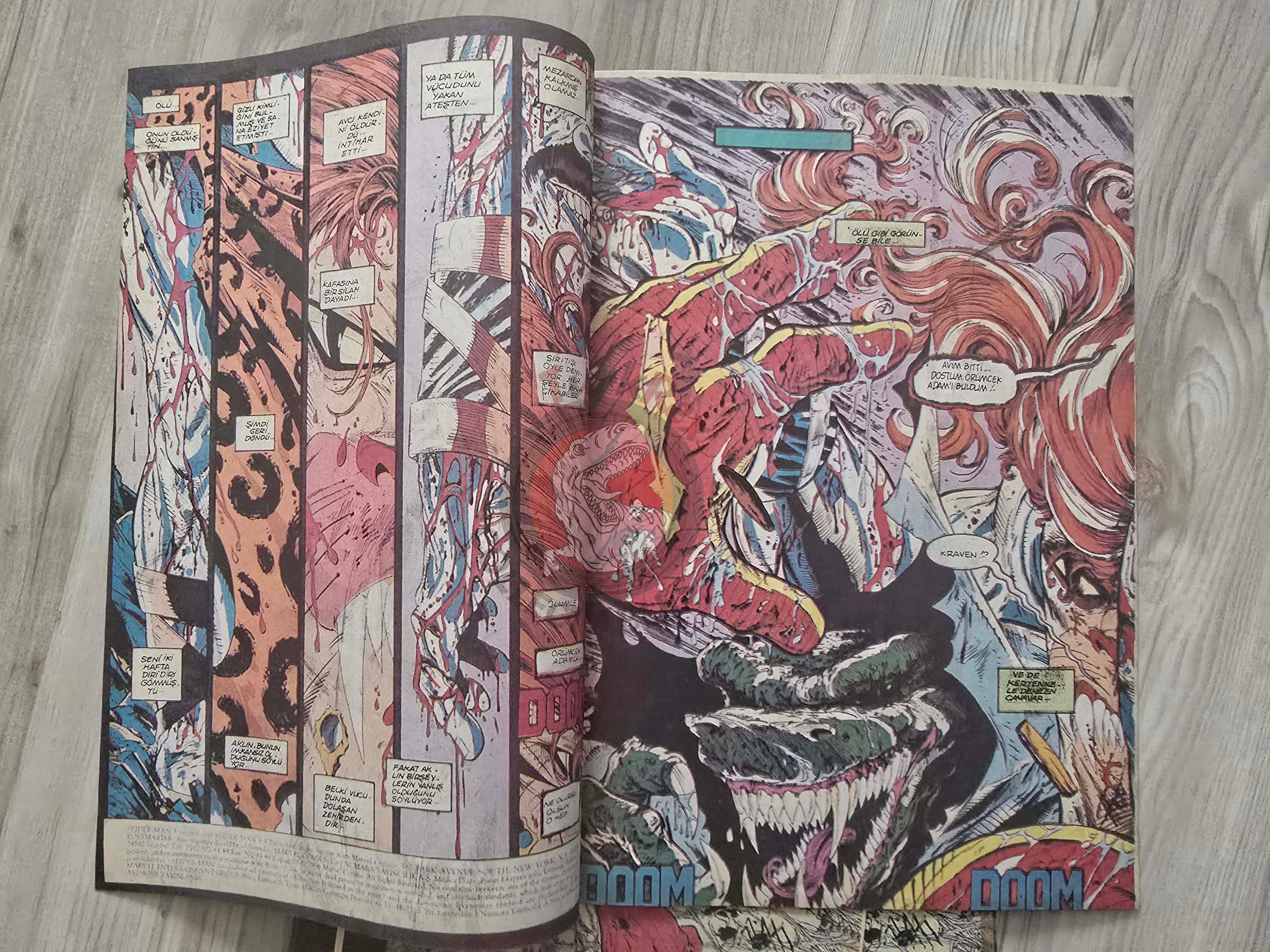 Spider-Man Complete Set 12 issues 1990s Turkish Comic Turkey  Todd McFarlane #1 to #7