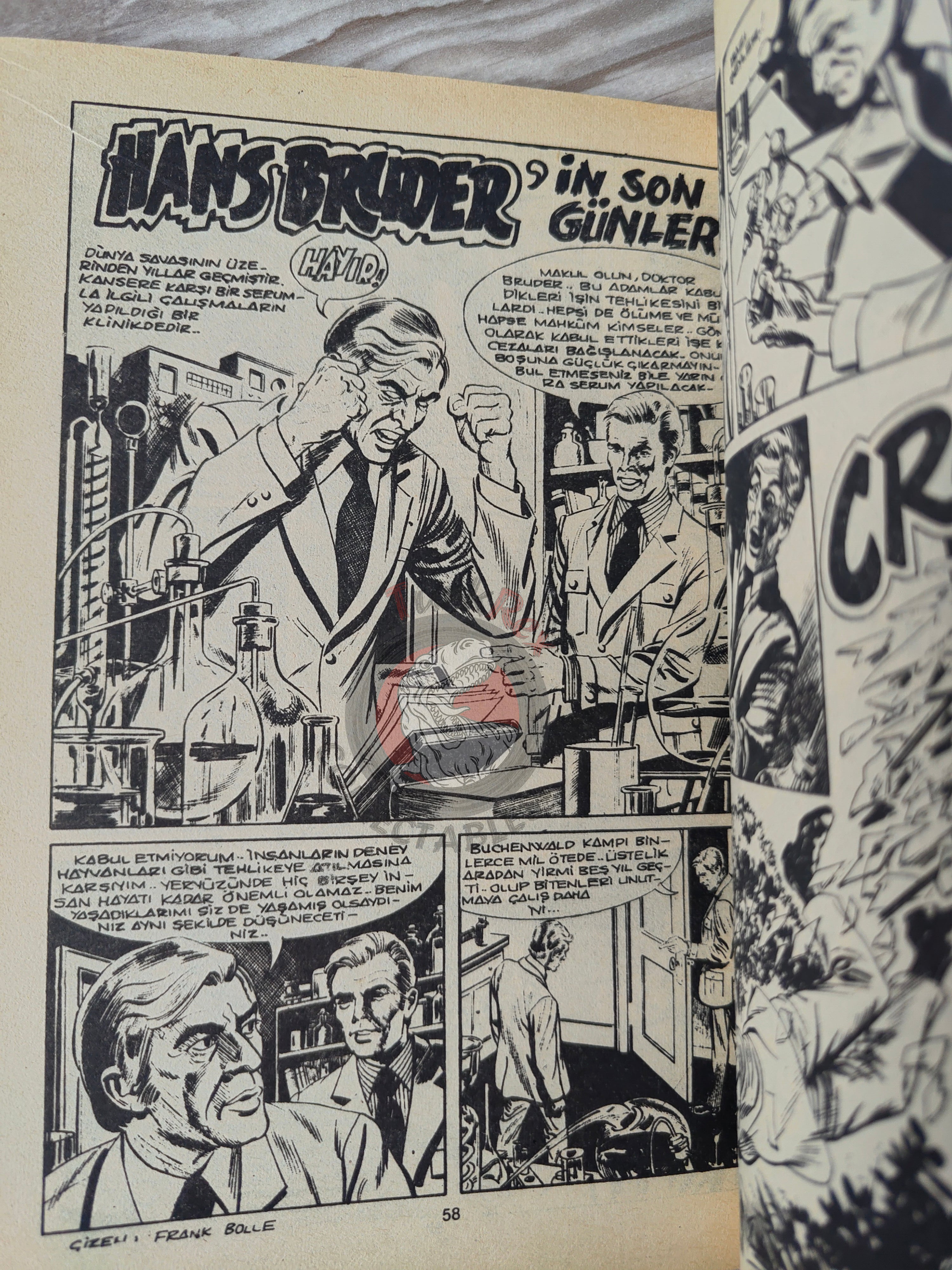 Tales of the Zombie Special Issue 1980s Turkish Comic Turkey Süper Korku Mag  #3 #6