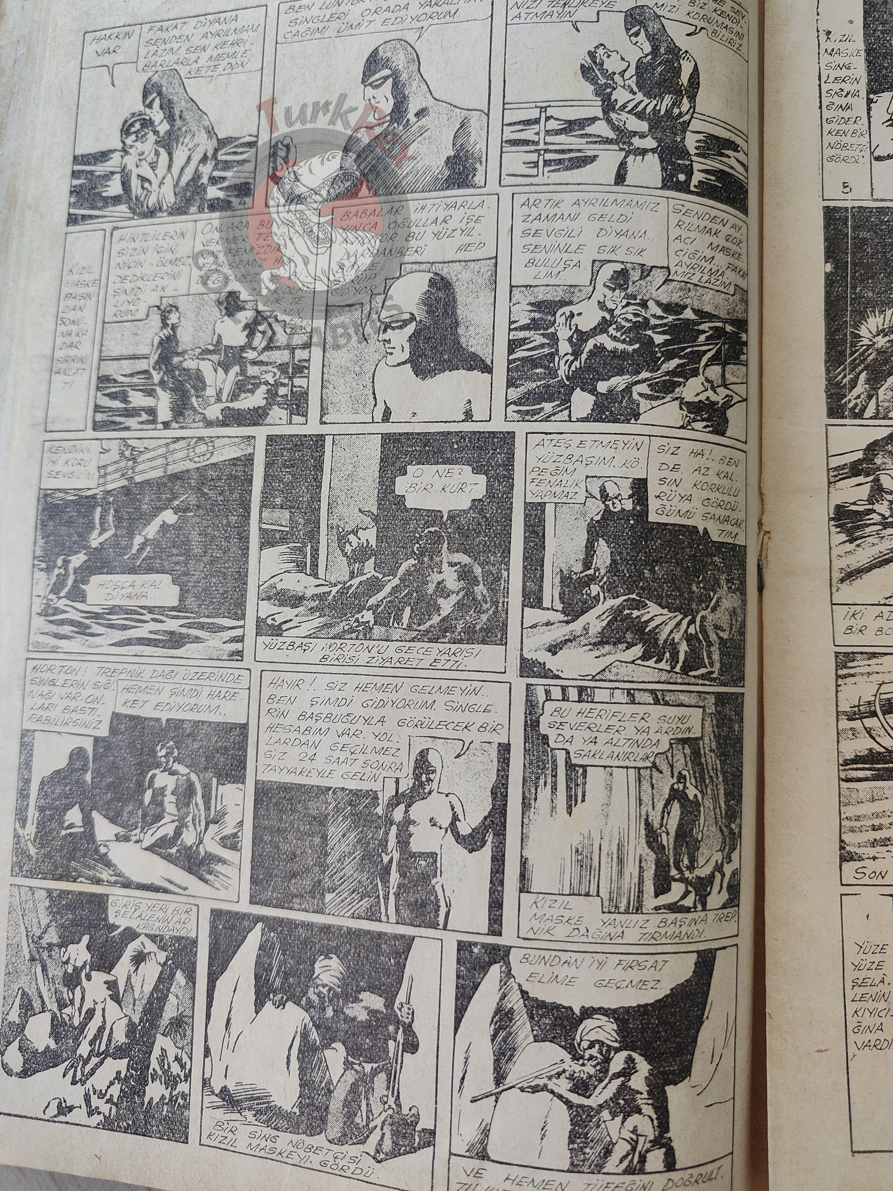 The Phantom 1944 The Singh Brotherhood / The Sky Band Turkish Comic Turkey