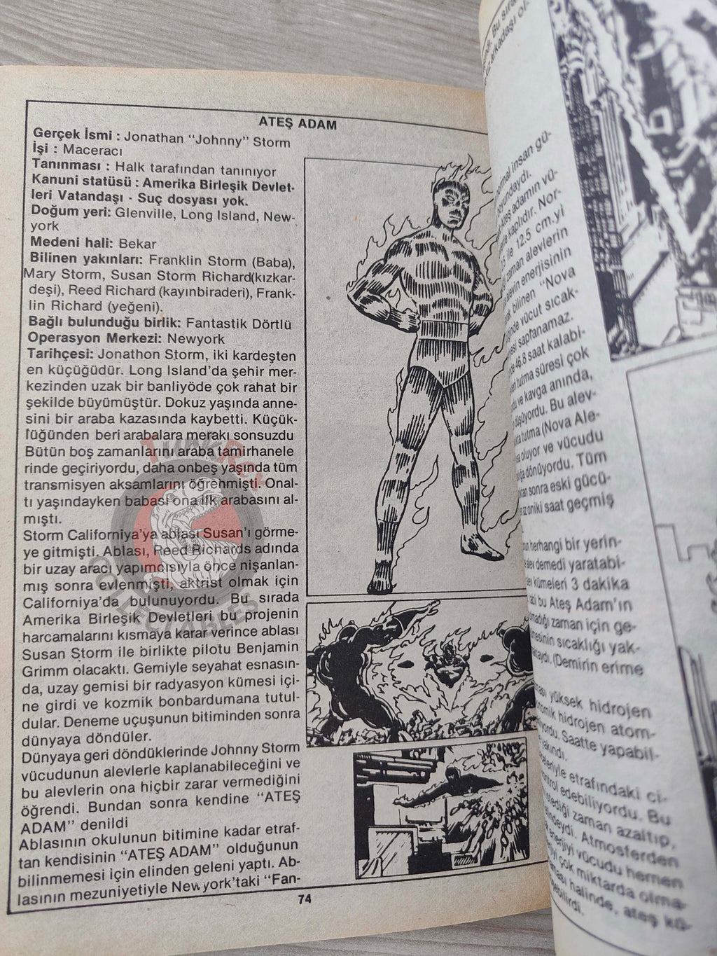 Fantastic Four #3 1988 Turkish Comic Turkey #198 #199 #200