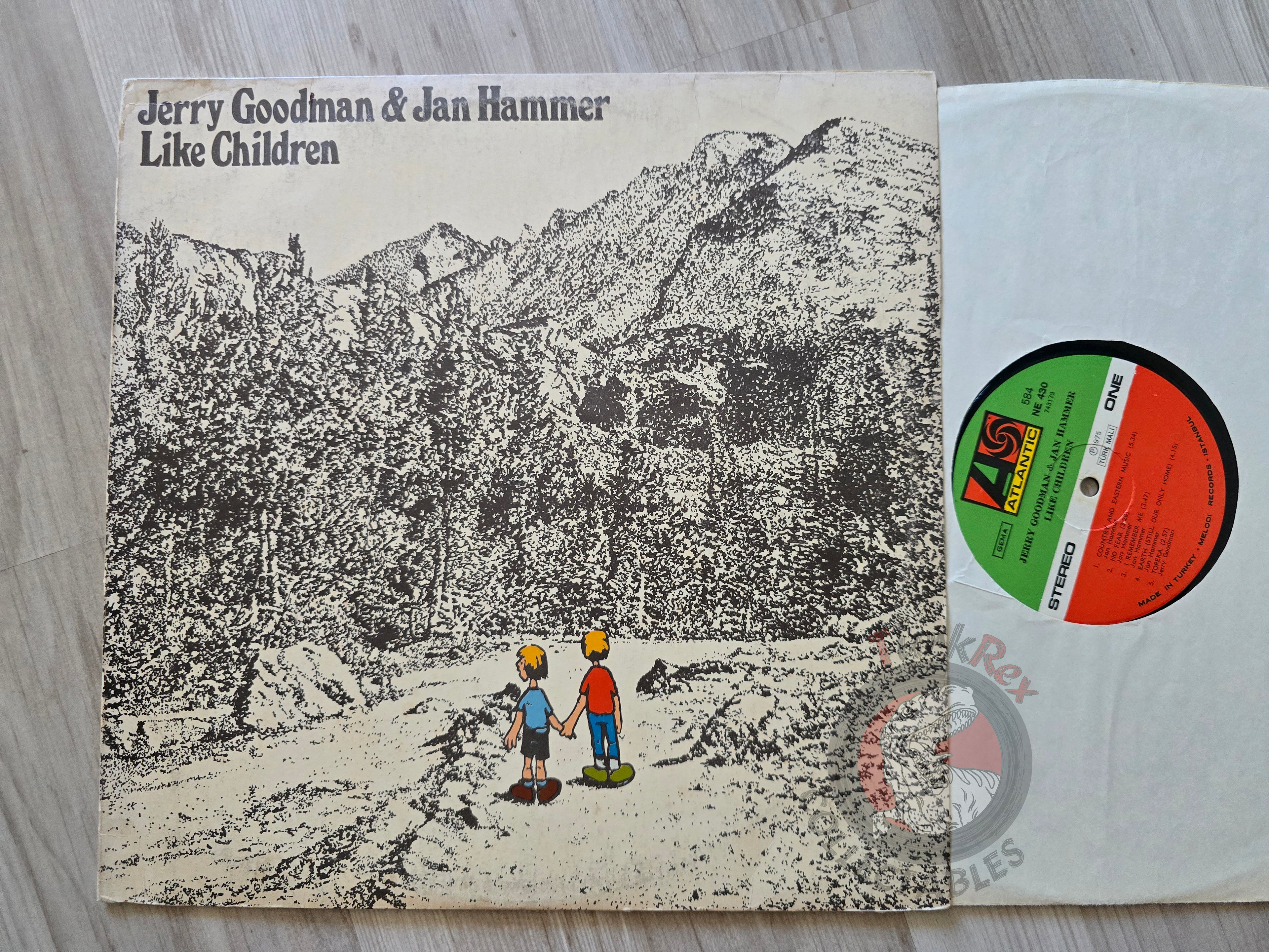 Jerry Goodman & Jan Hammer – Like Children Turkish Pressing Vinyl Turkey Edition