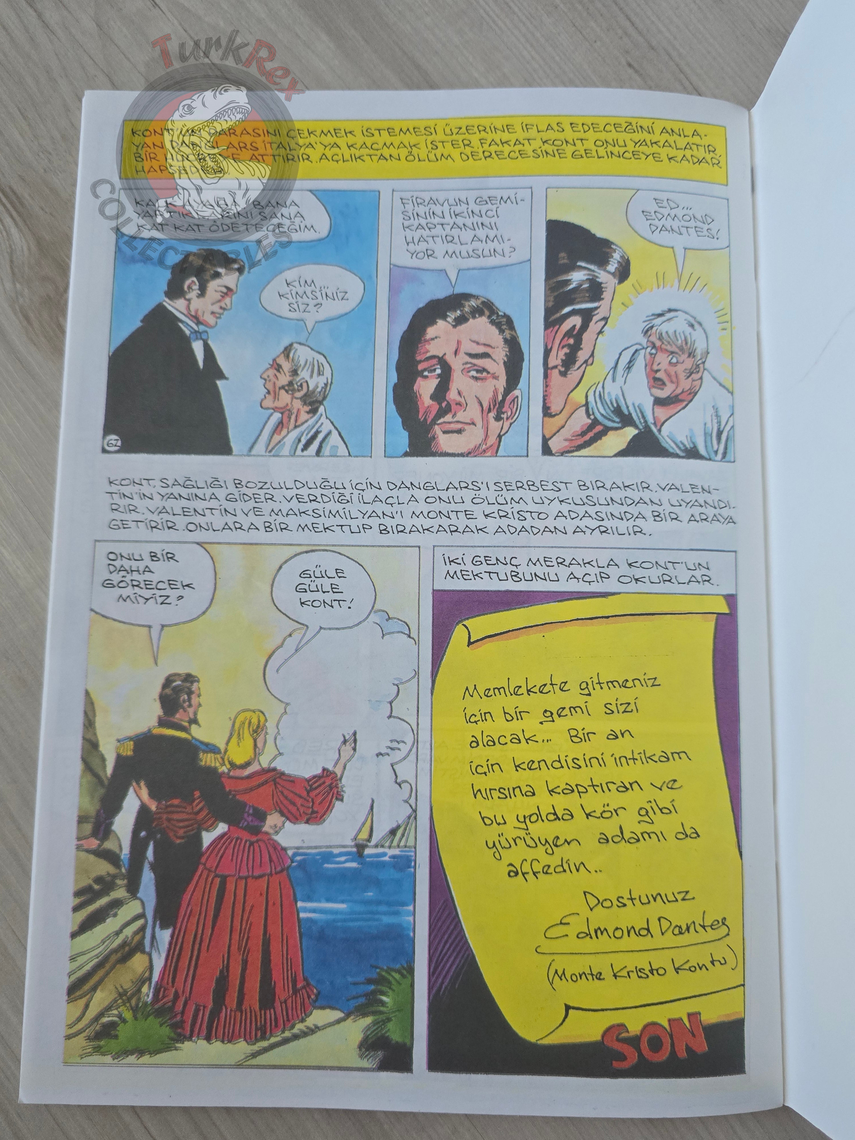 Alexandre Dumas - The Three Musketeers - The Count of Monte Cristo  Turkish Comic Turkey Classics Ilustrated