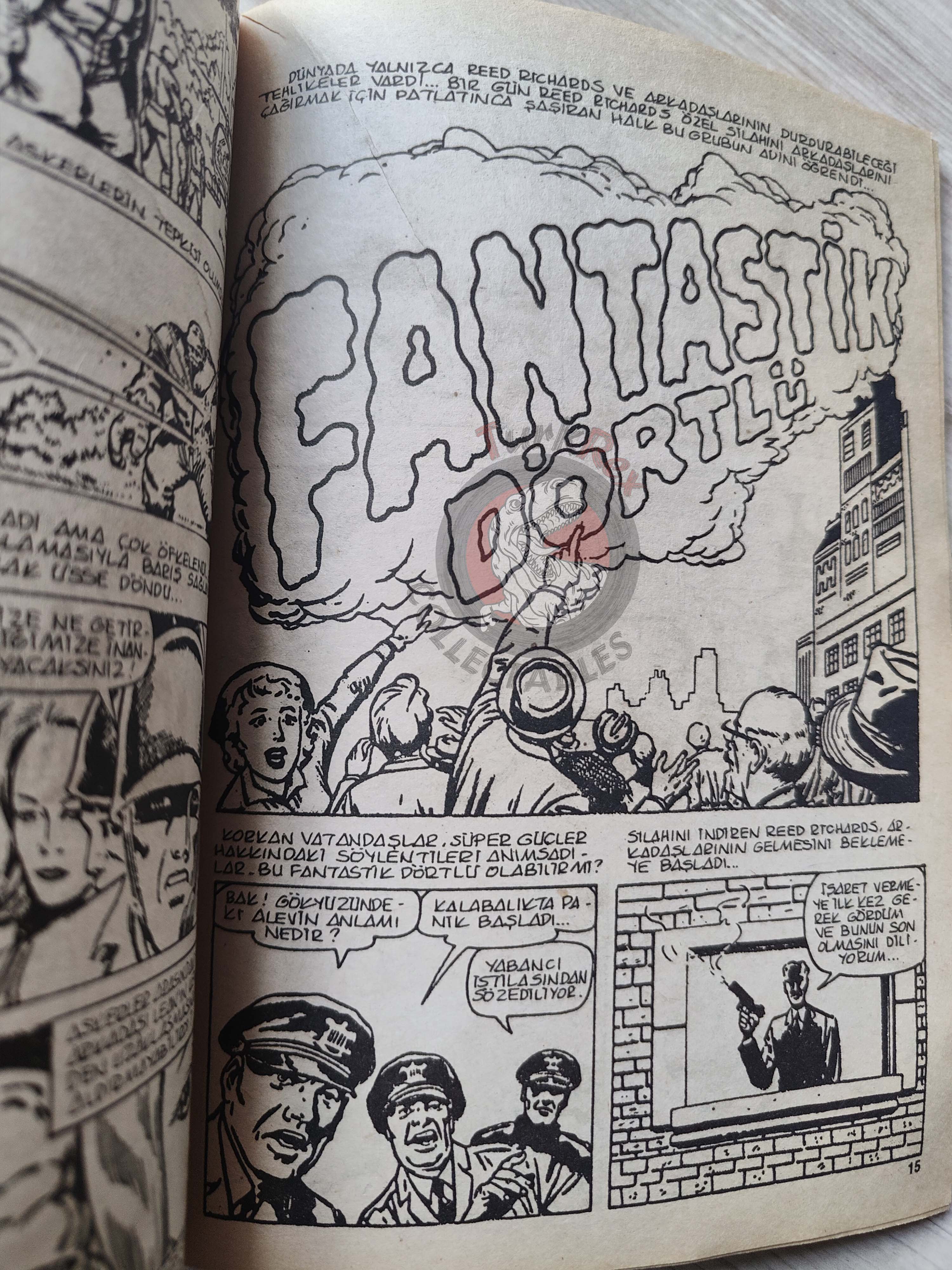 Çizgi Roman Koleksiyon Dergisi #1 Marvel Promo Issue Turkish Comic Turkey 1988