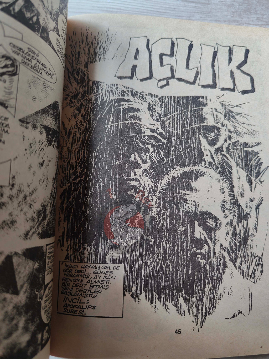 Süper Korku #9 late 80s Turkish Comic Turkey Warren Creepy Eerie Blade