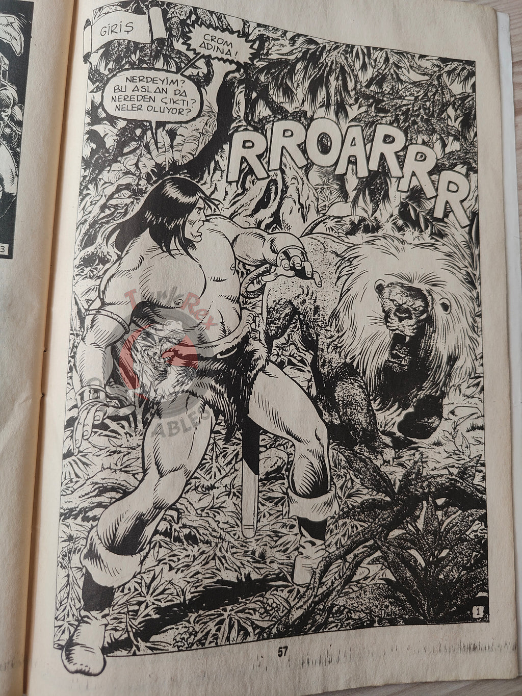 Conan & Tarzan #198 1994 Turkish Comic Turkey