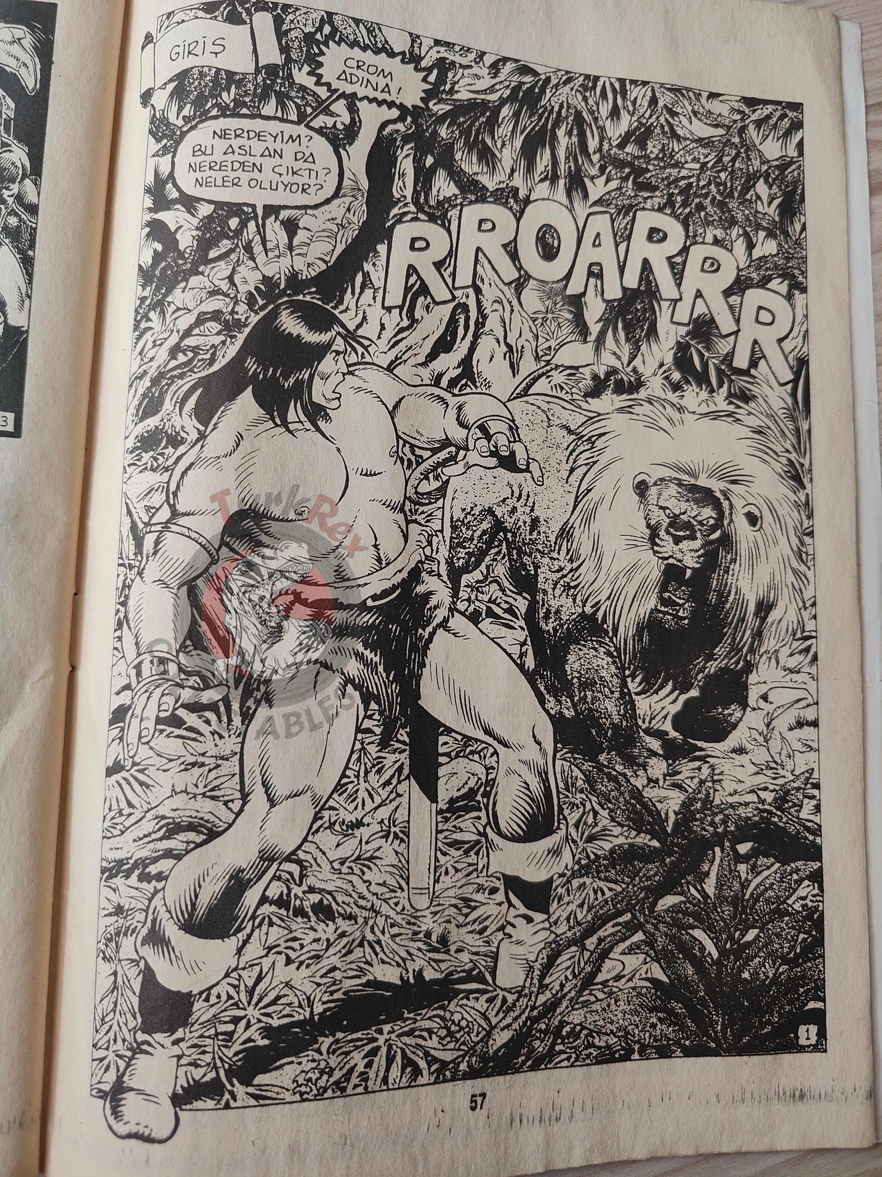 Conan & Tarzan #198 1994 Turkish Comic Turkey