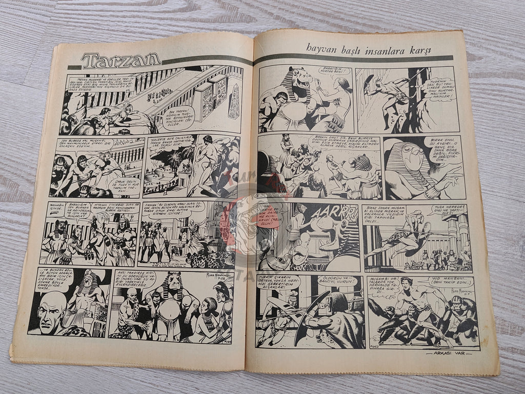Doğan Kardeş 1969 Magazine #15 Turkish Comic Turkey Zero X, Captain Scarlet, Tarzan