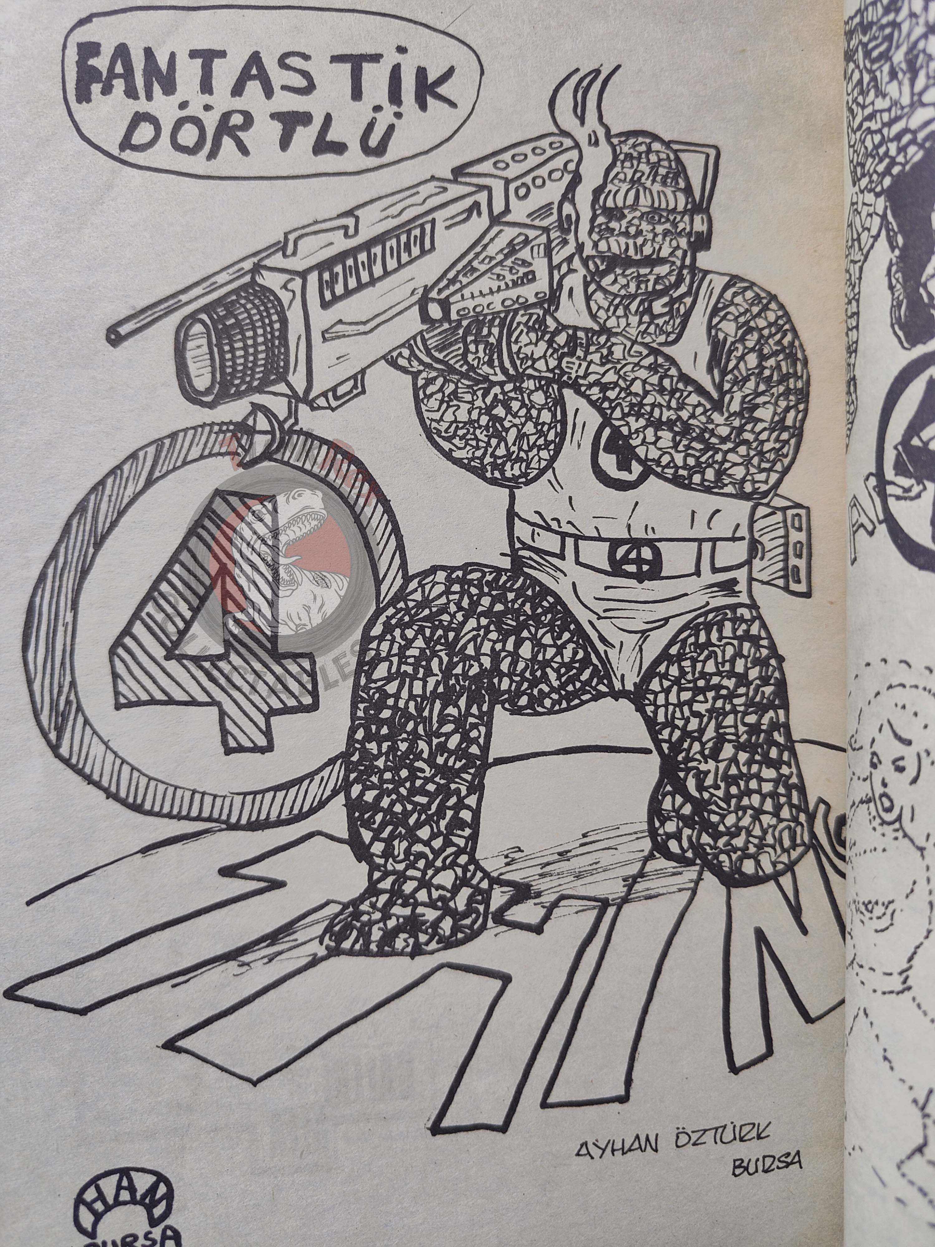 Fantastic Four #10 1988 Turkish Comic Turkey #221 #222 #223 #224