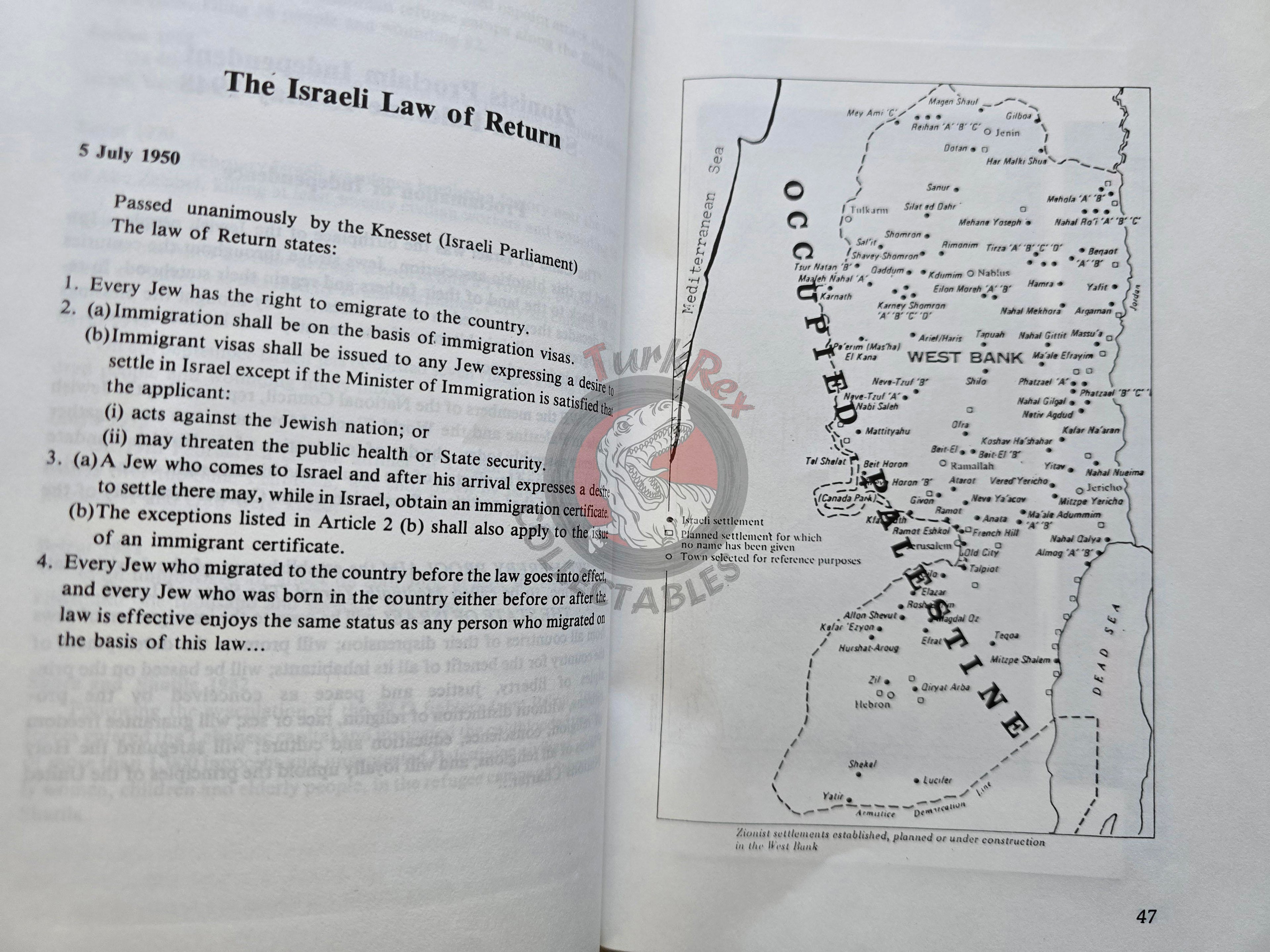 R. Halloum – Palestine Through Documents English Book Turkey with maps