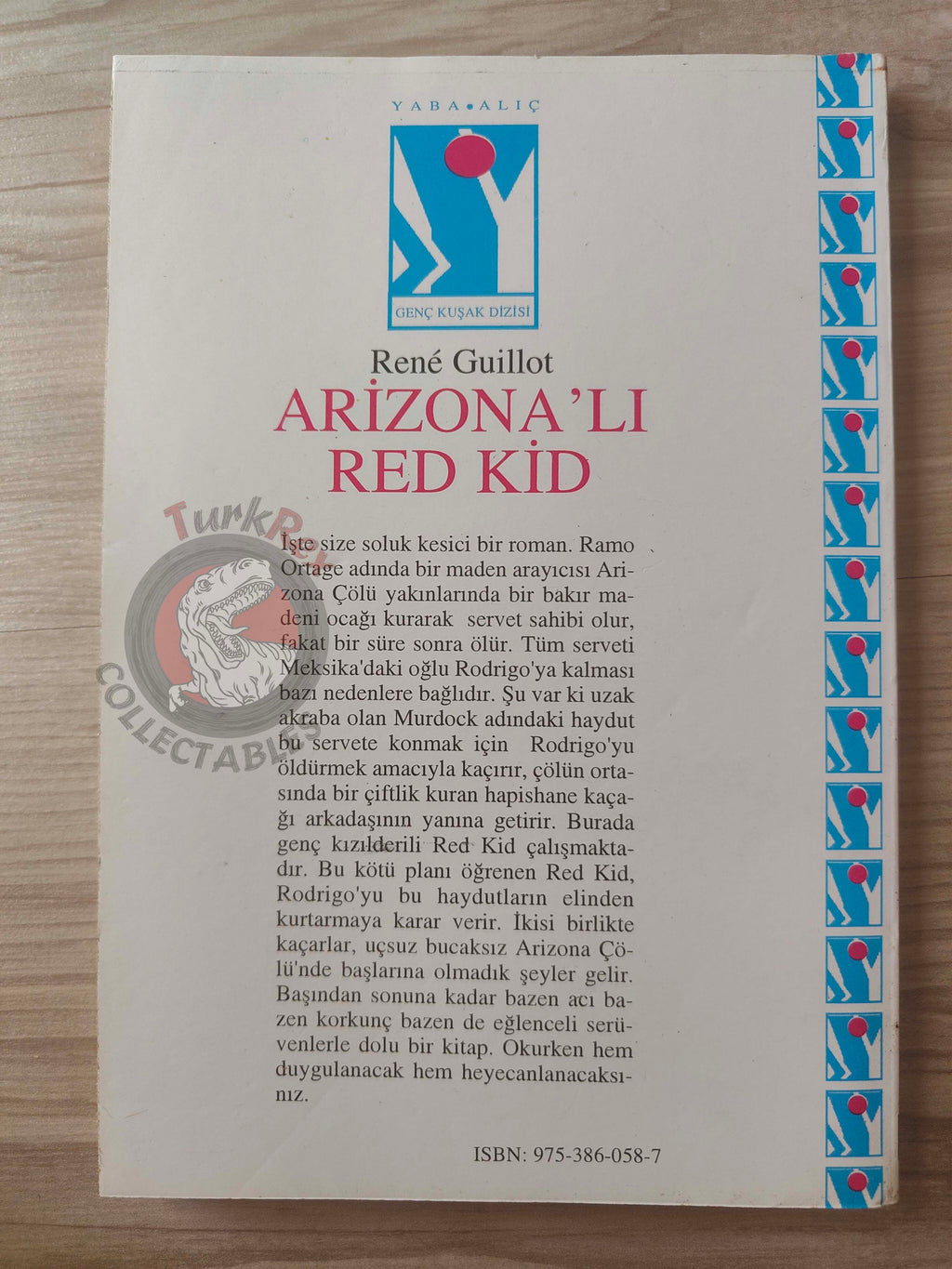 René Guillot – Red Kid of Arizona  1997 Turkish Book Turkey Illustrated
