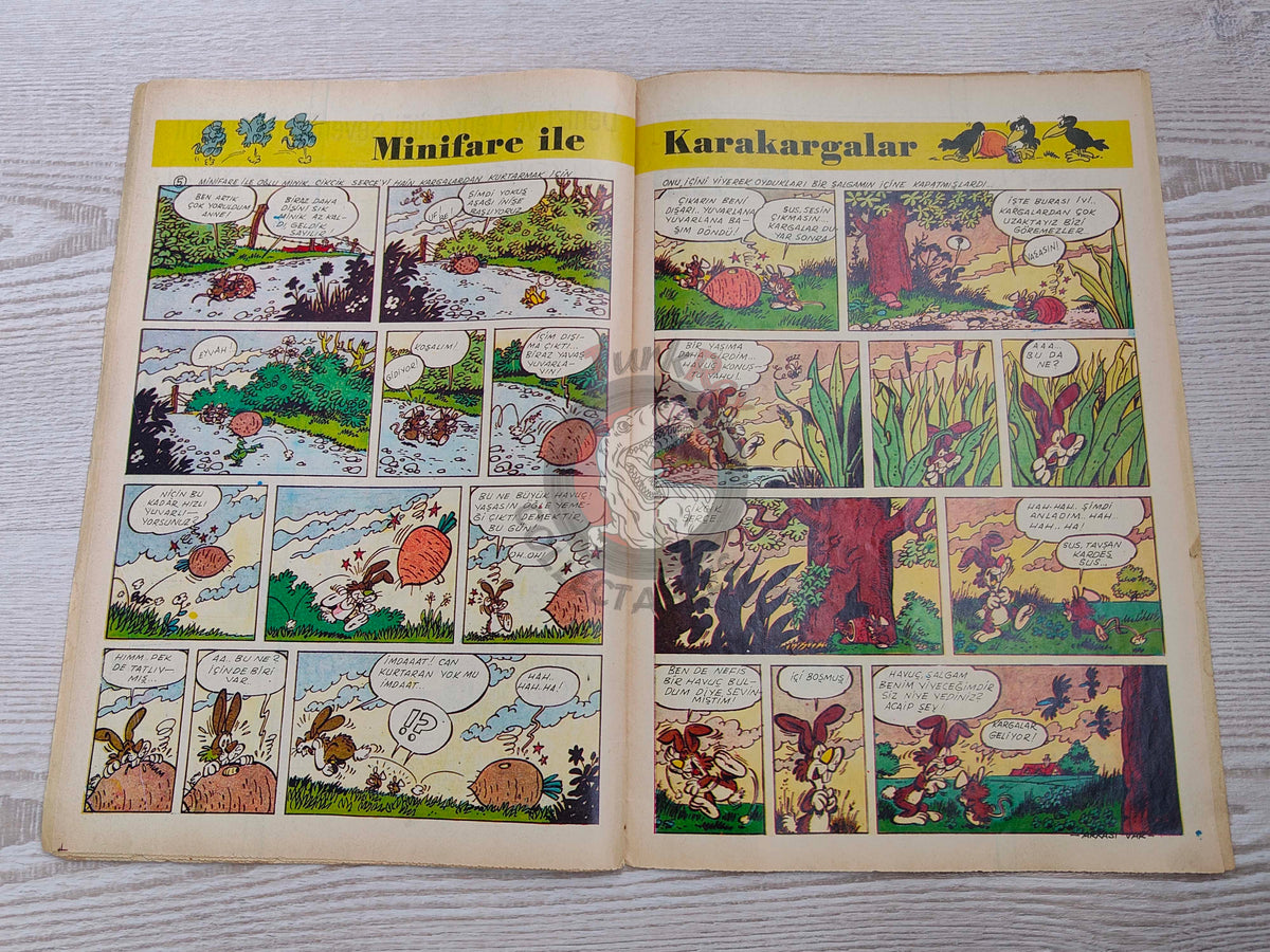Doğan Kardeş 1969 Magazine #35 Turkish Comic Turkey Pinocchio, Captain Scarlet, Lady Penelope