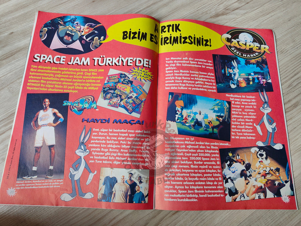 Casper the Friendly Ghost Magazine – Issue #17 1997 Turkish Comic Turkey