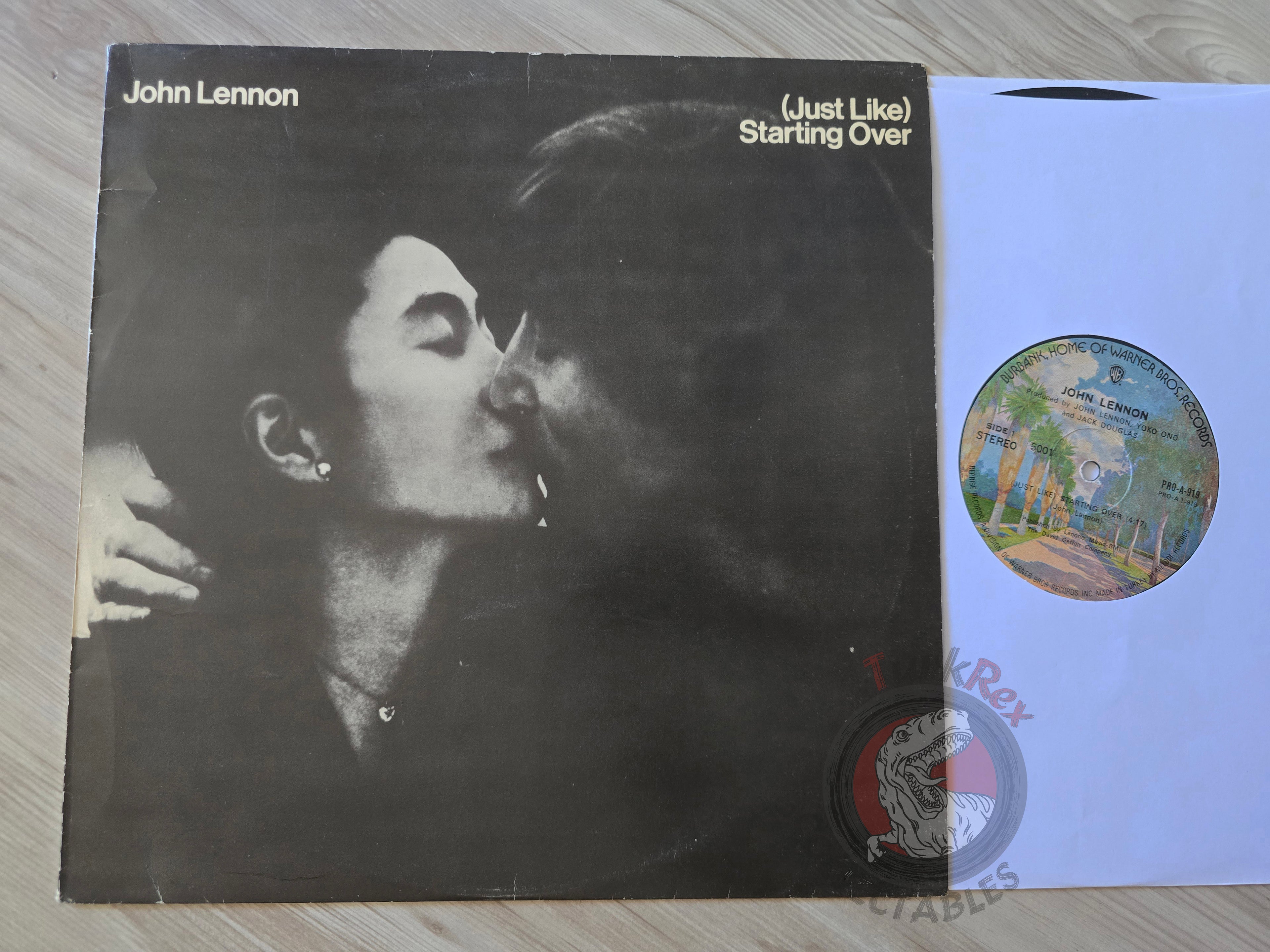 John Lennon – (Just Like) Starting Over Turkish Pressing Vinyl Turkey Edition