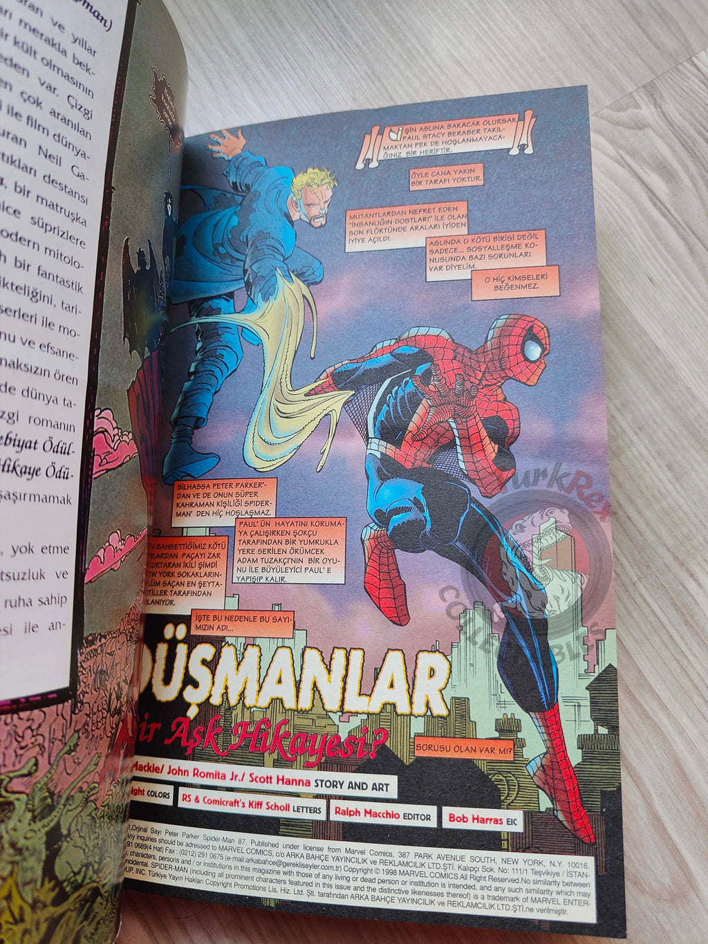 Spider-Man #8 1999 Turkish Comic Turkey Peter Parker #85 #86 #87 #88 #89 Amazing #432