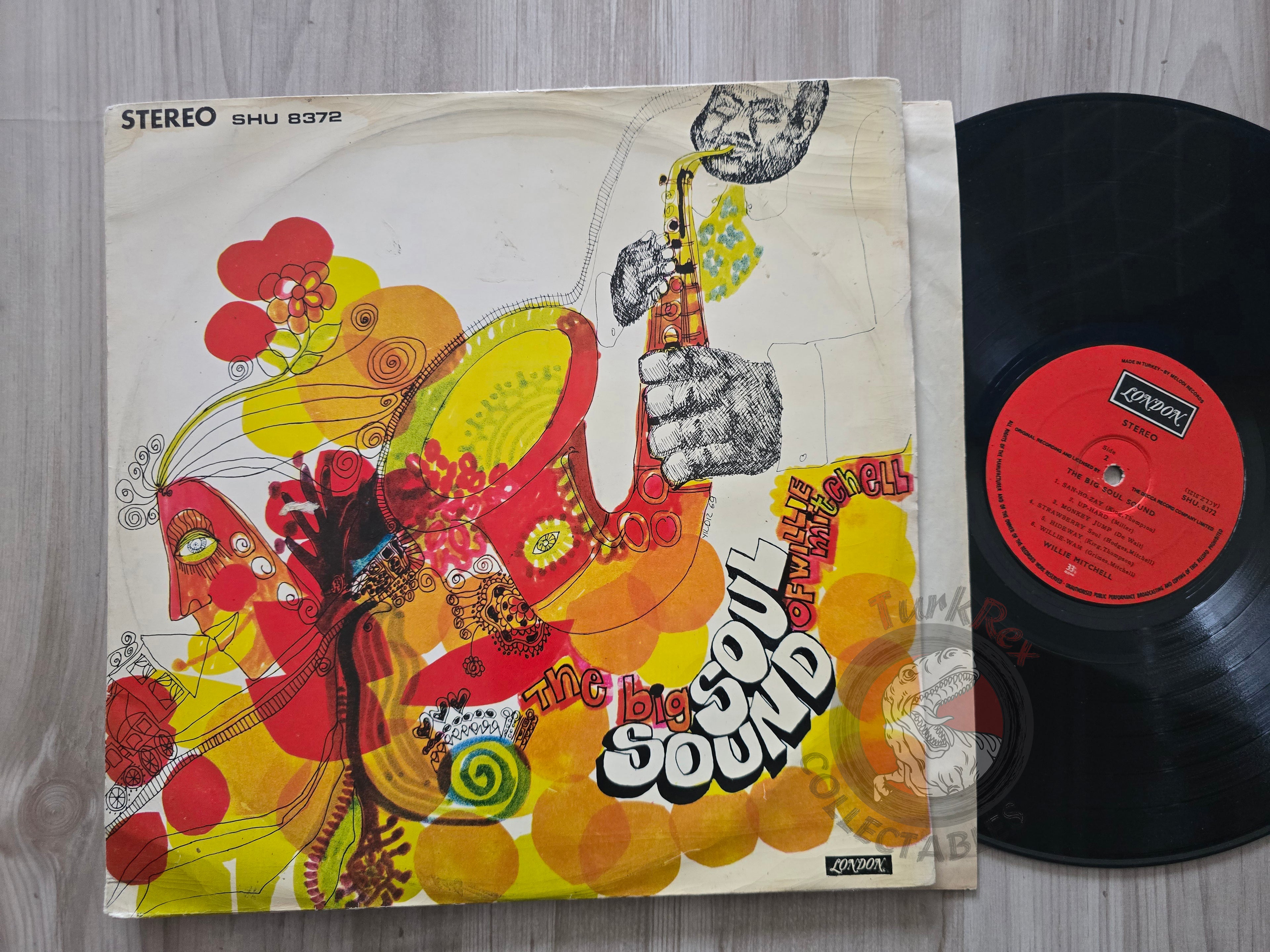 Willie Mitchell – Solid Soul (The Big Soul Sound) Turkish Pressing Vinyl Turkey Edition