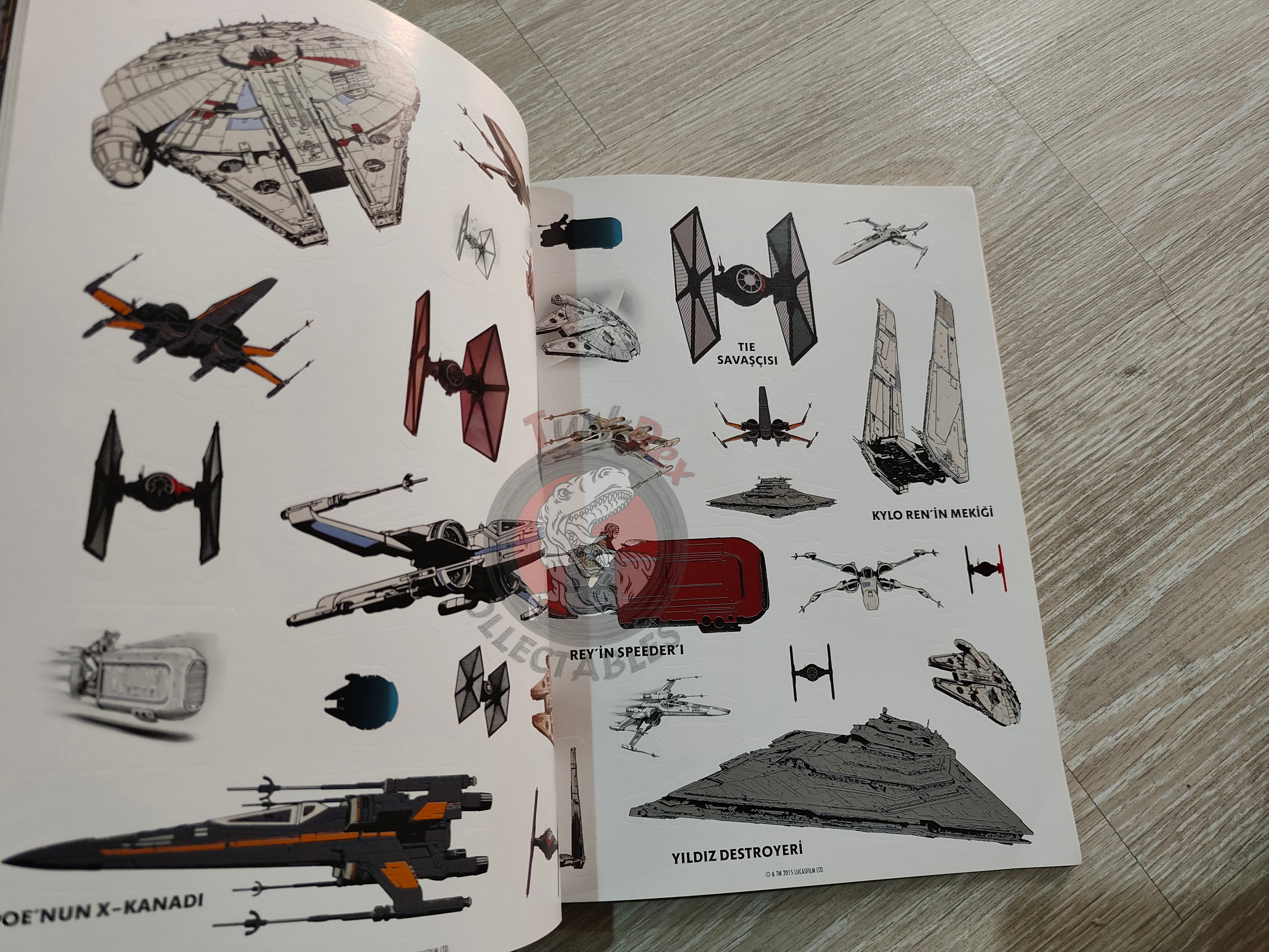 Star Wars: The Force Awakens Ultimate Stickerscapes 2016 Turkish Book Turkey