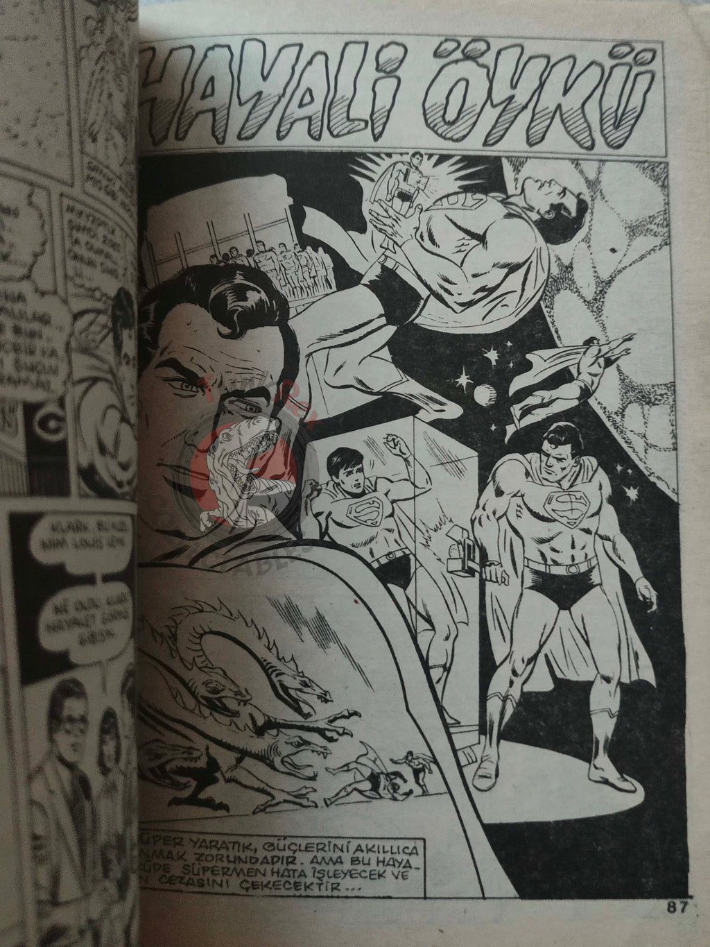Superman Vol #48 1993 Turkish Comic Turkey #349 Flash #175 Action Comics #498