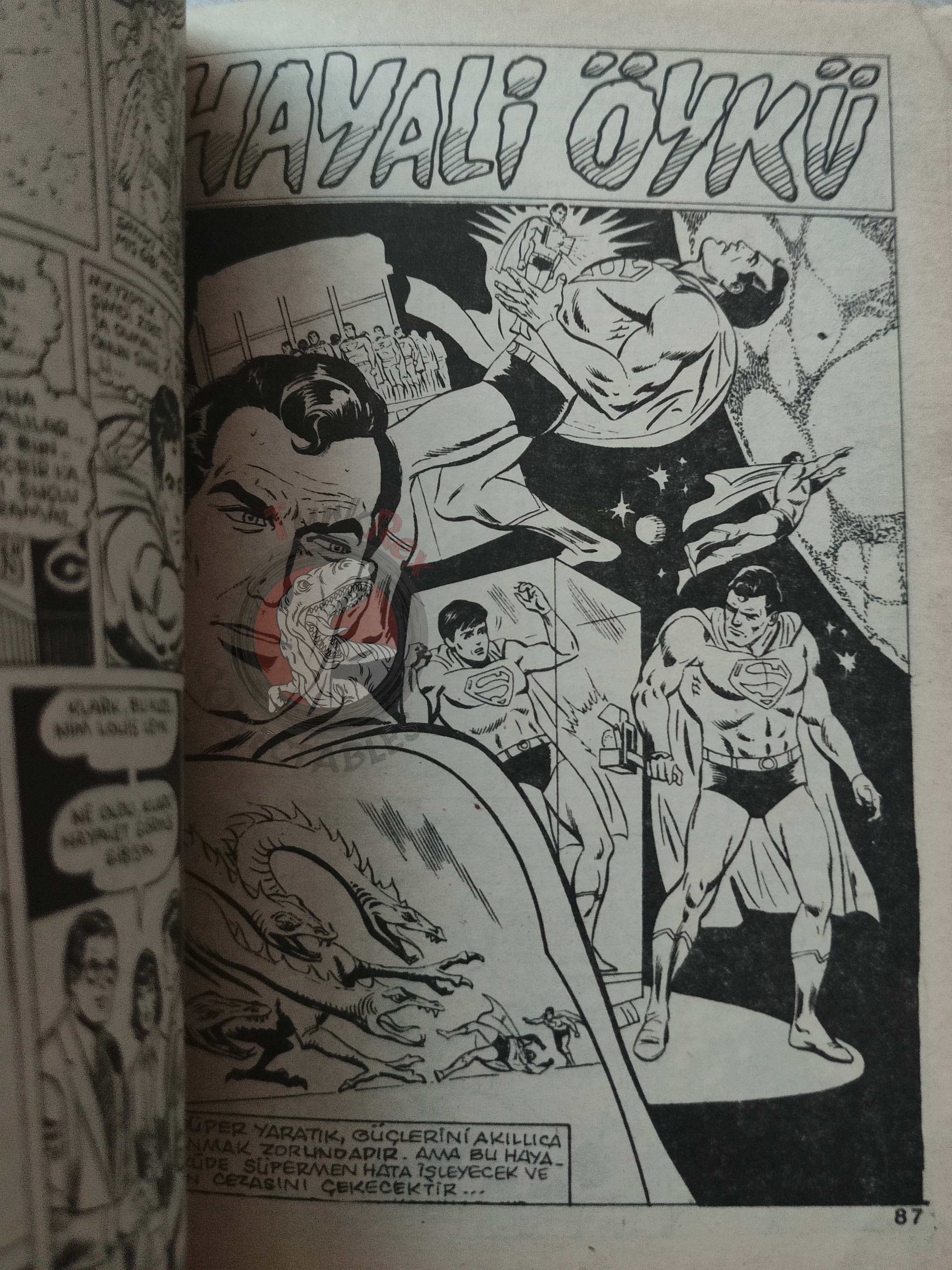 Superman Vol #48 1993 Turkish Comic Turkey #349 Flash #175 Action Comics #498