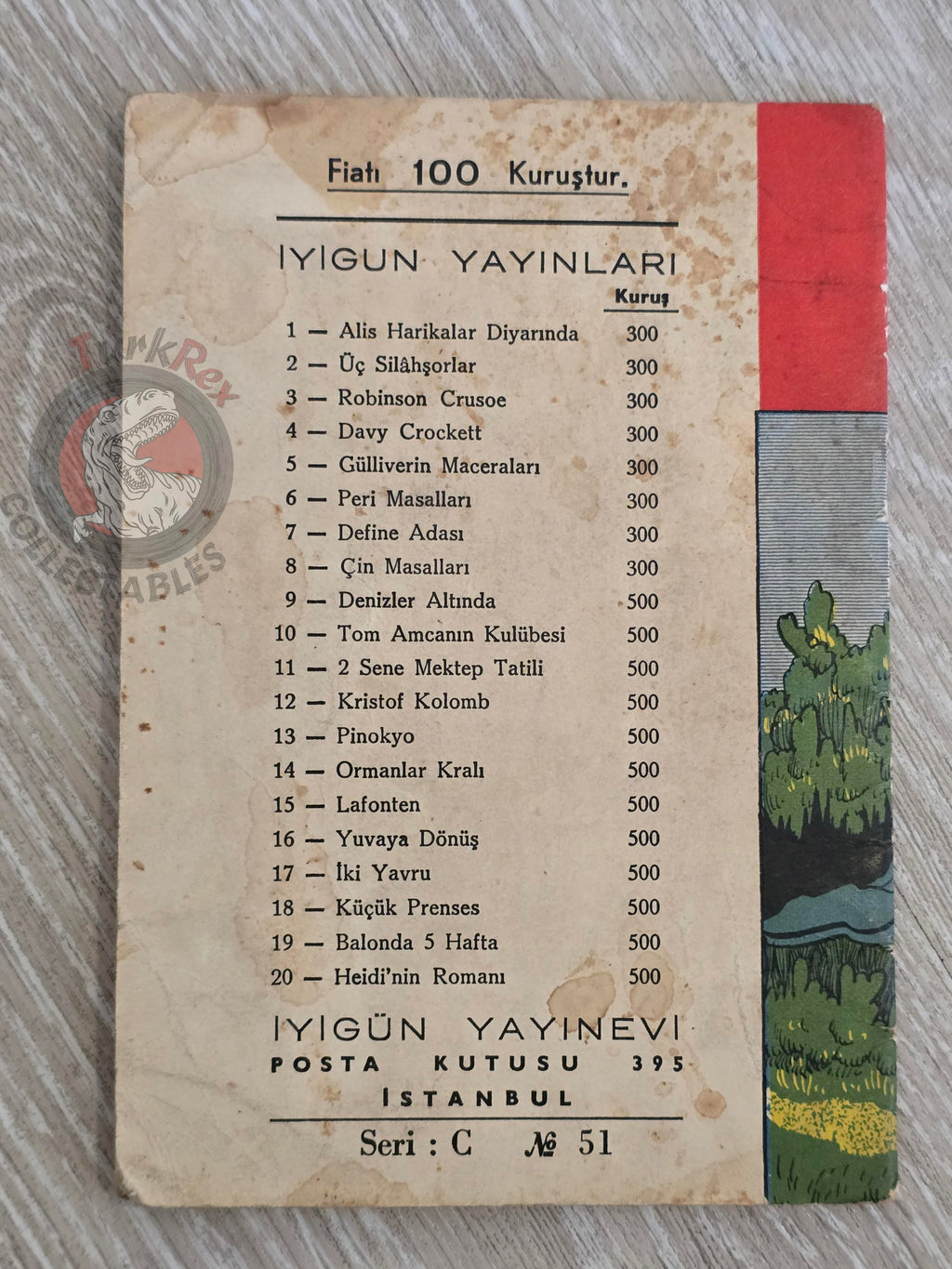 Grimm Brothers – Brother and Sister 1961 Turkish Book Turkey Illustrated