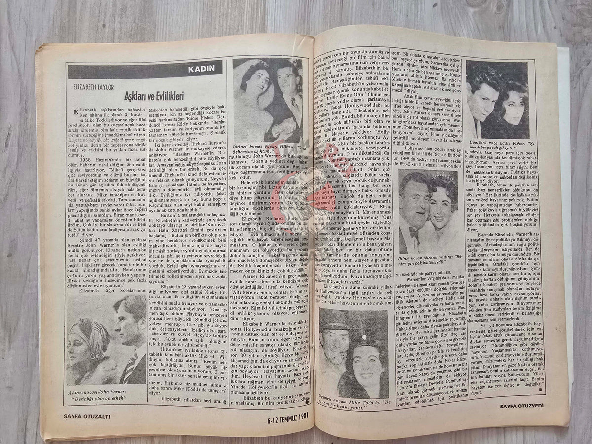 Yankı 1981 Bloodshed in Iran Turkish Magazine Turkey Middle East Ayatollah Ruhollah Khomeini Israel Dallas