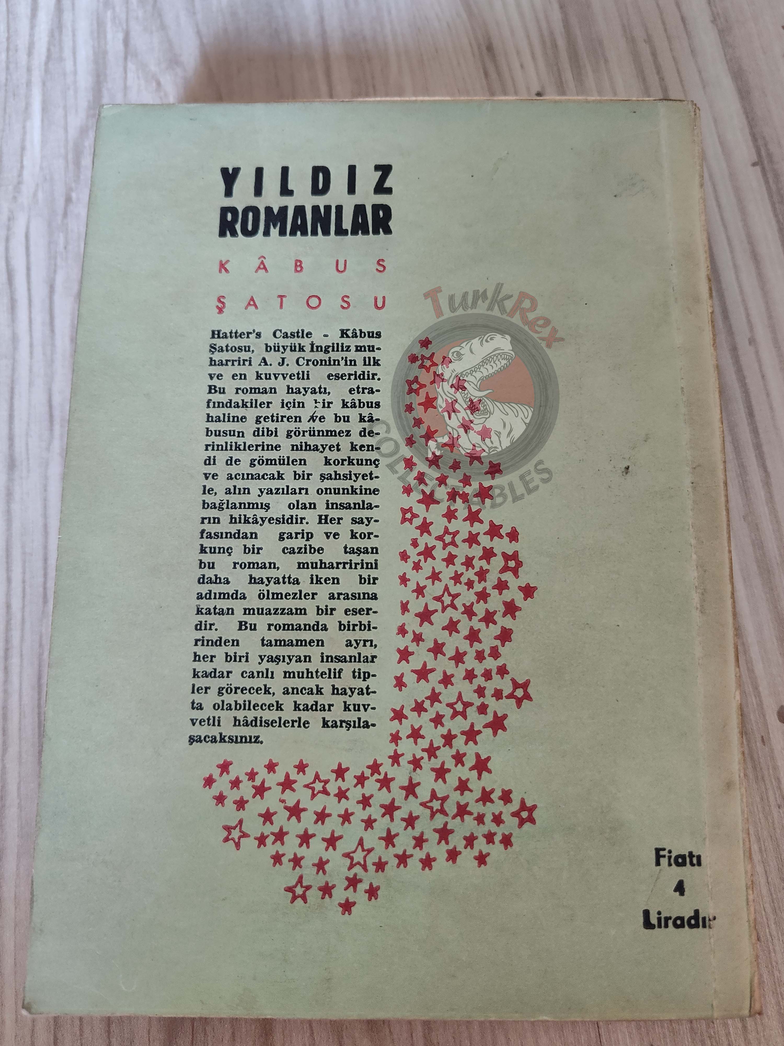 A. J. Cronin – Hatter’s Castle 1948 1st Turkish Book Turkey