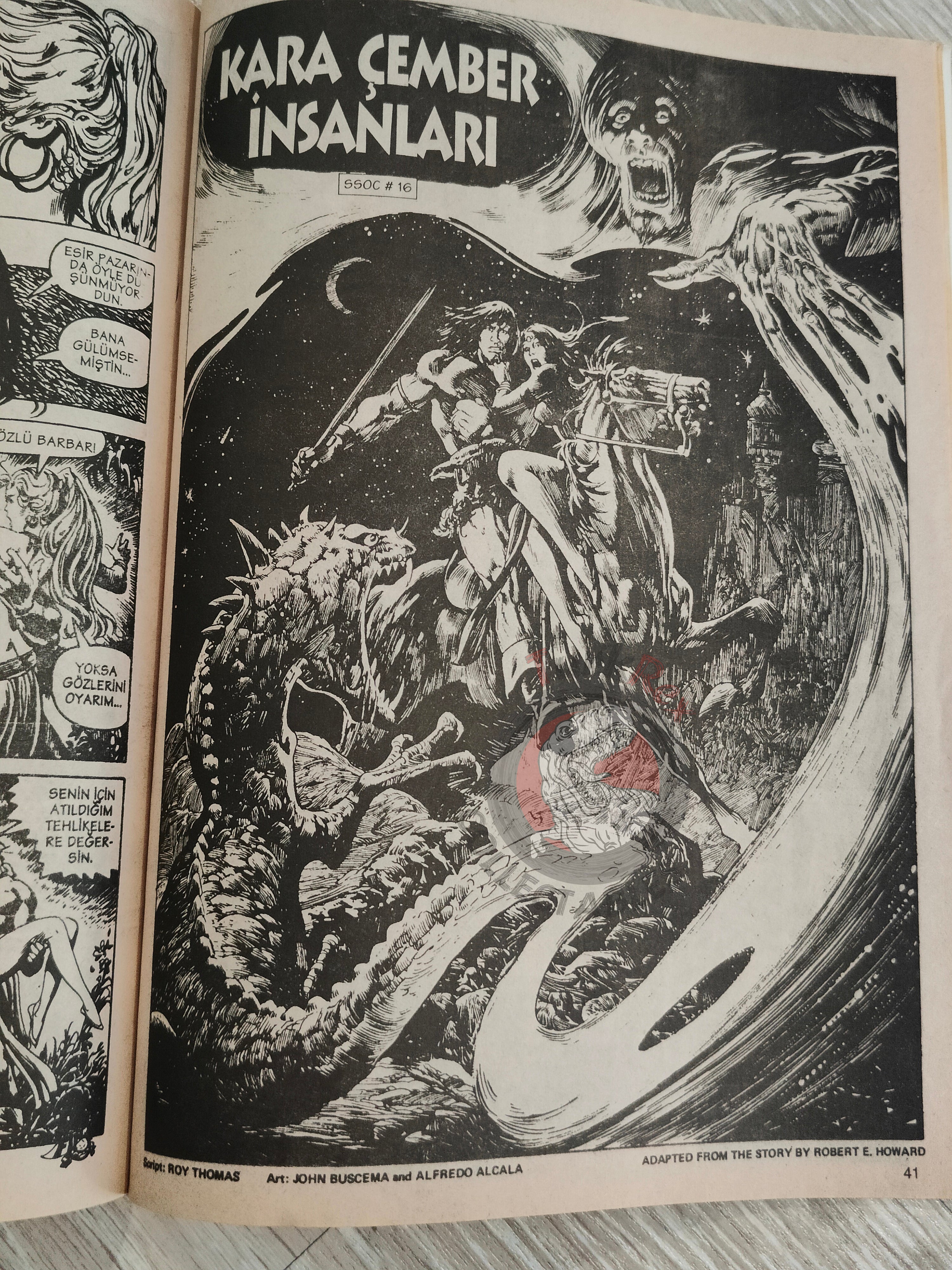 Conan #9 The Savage Sword of Conan #15 #16 Turkish Comic Turkey
