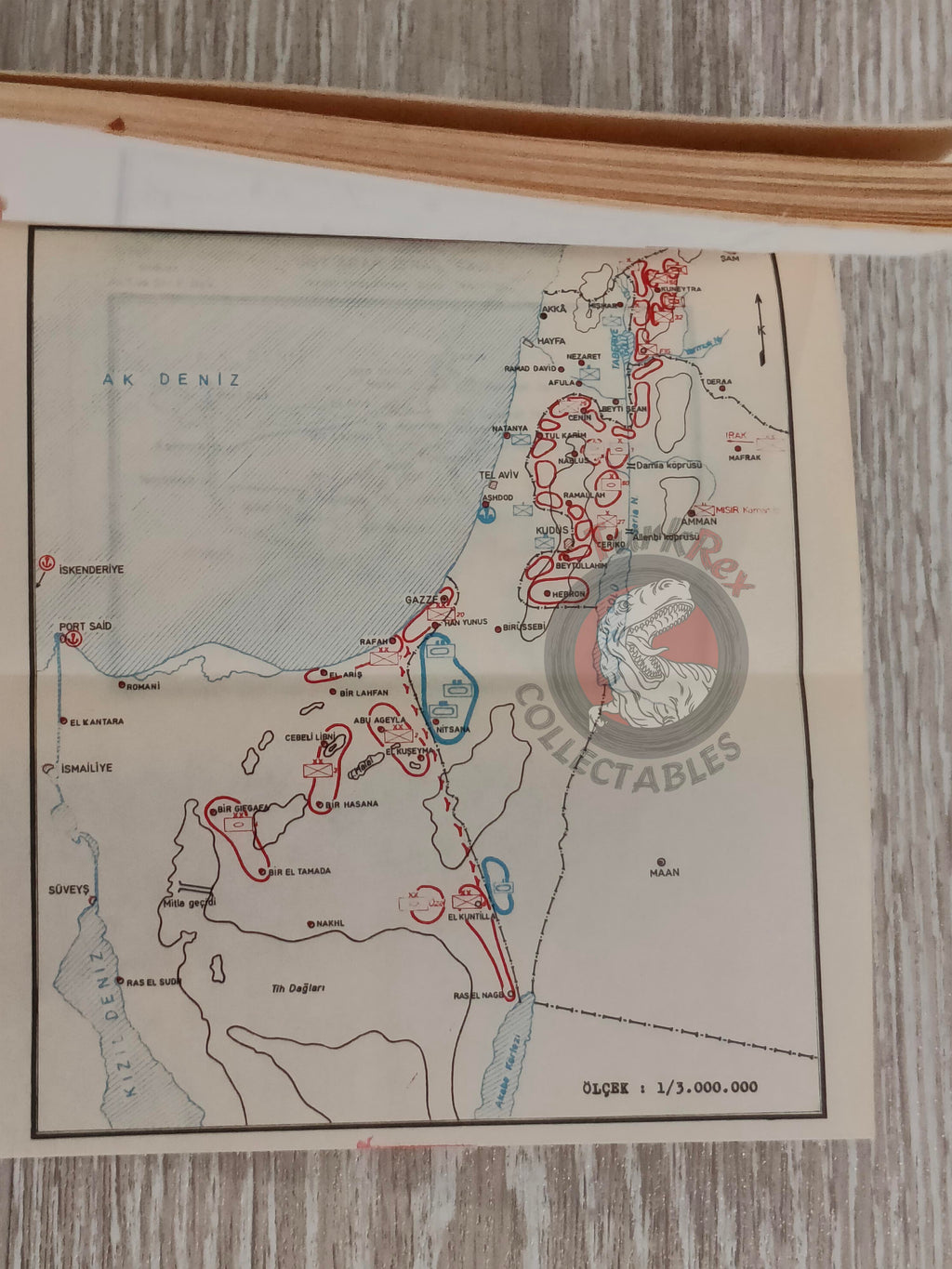 Arab Israeli Conflict Wars 1979 Turkish Book Turkey with Maps Military Israel Middle East