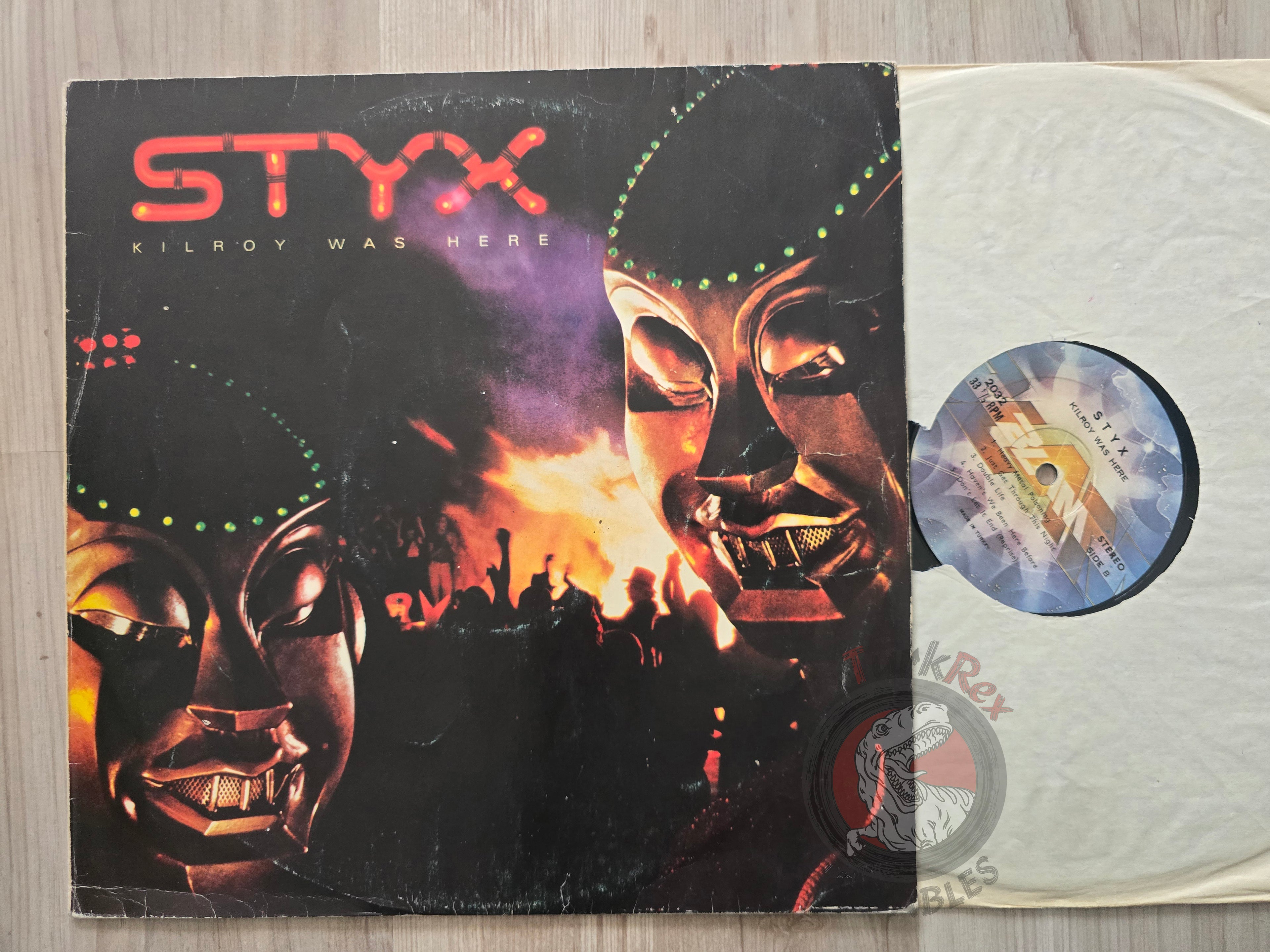 Styx – Kilroy Was Here Turkish Pressing Vinyl Turkey Edition 1