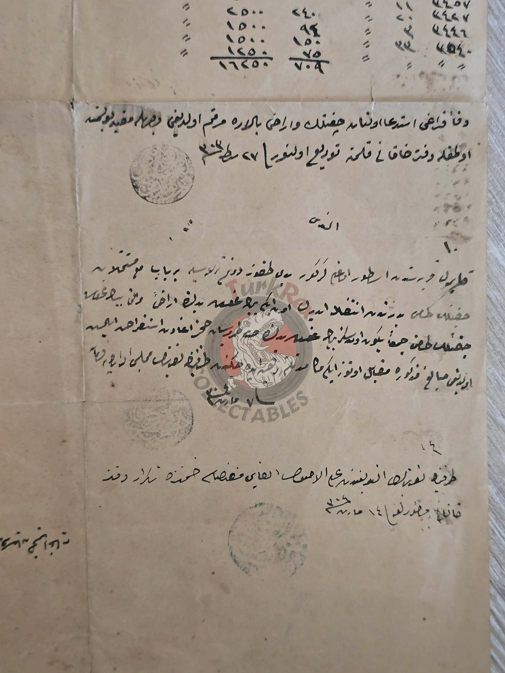 Ottoman 1888 Conditional Sale Document Adana Kayarlı Armenian Citizens Armenia