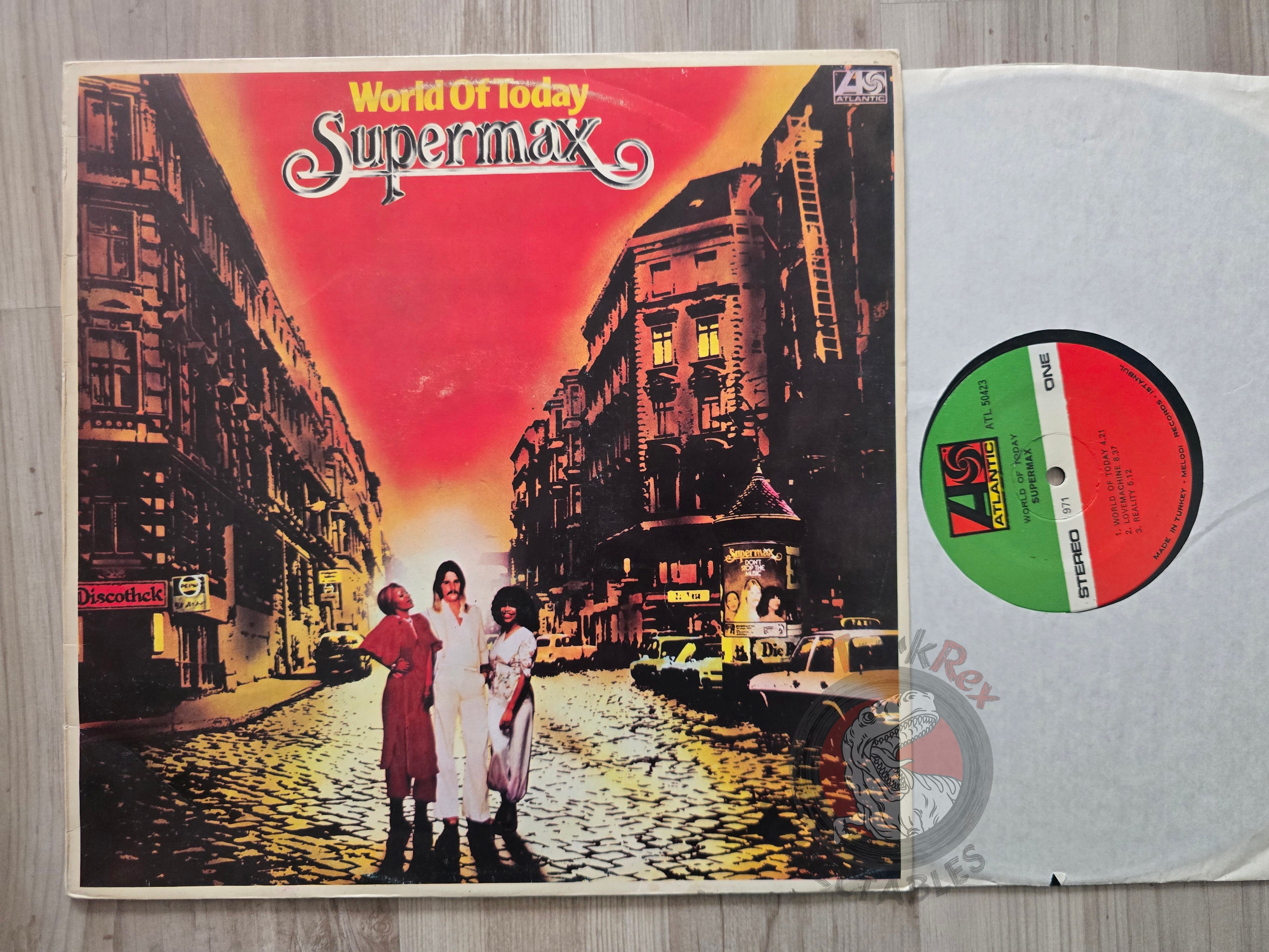 Supermax – World Of Today Turkish Pressing Vinyl Turkey Edition