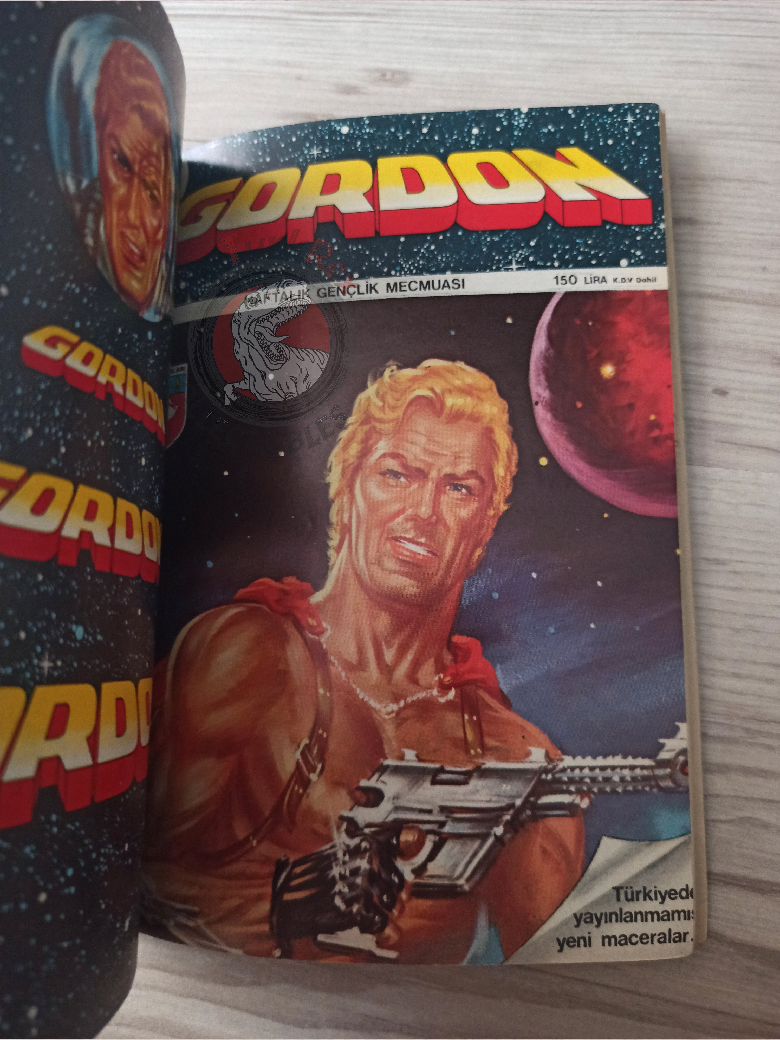 Flash Gordon Super Album #2 1980s Turkish Comic Turkey #115 #118 #119