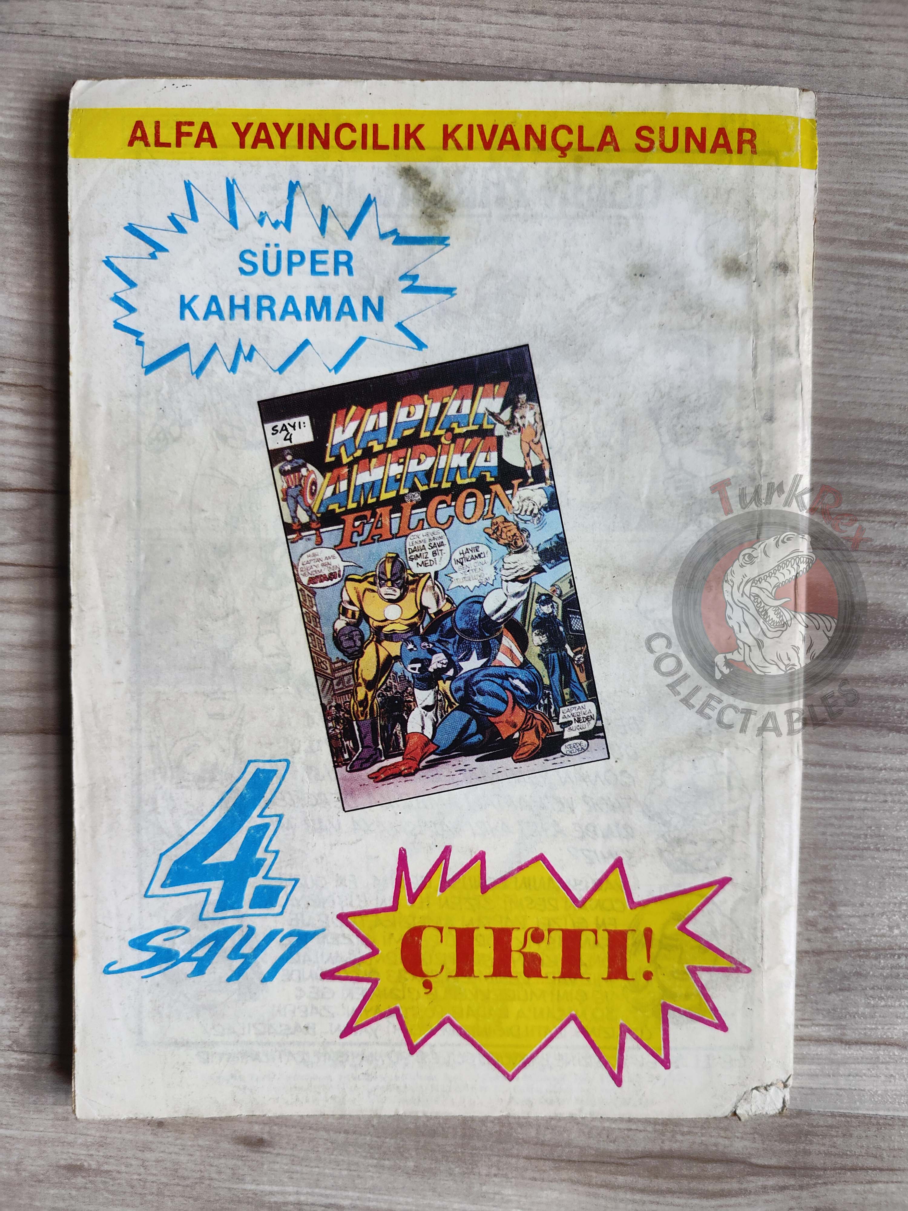 Fantastic Four #4 1988 Turkish Comic Turkey #19 #20
