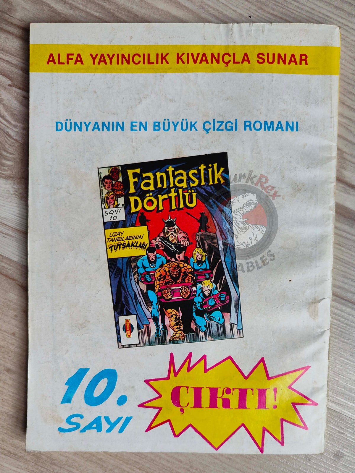 Captain America – Issue #10 1988 Turkish Comic Turkey #191 #192 #193 #194