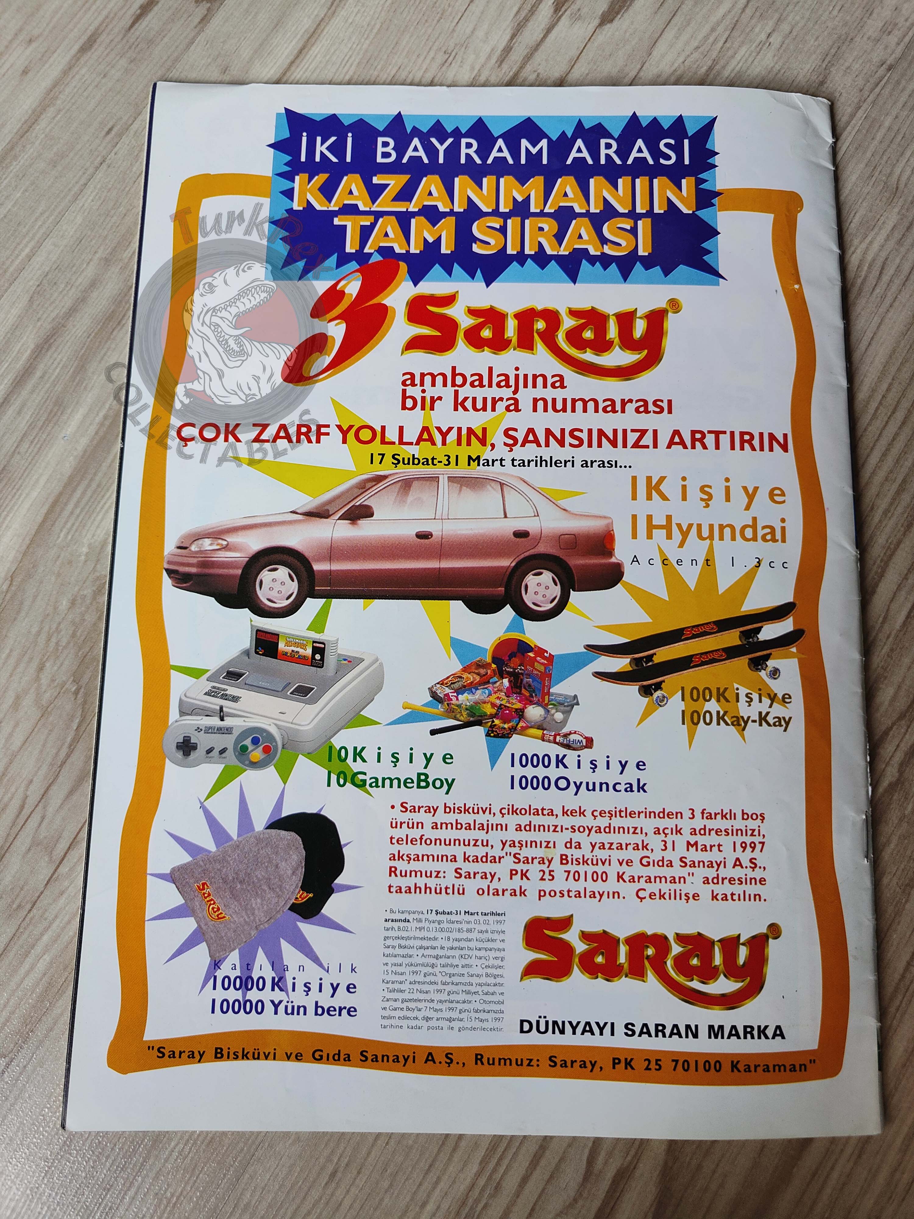 Casper the Friendly Ghost Magazine – Issue #19 1997 Turkish Comic Turkey