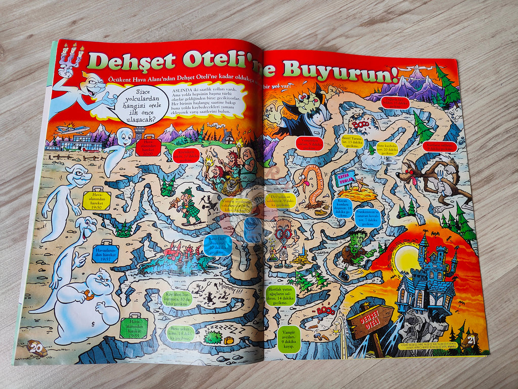 Casper the Friendly Ghost Magazine – Issue #30 1998 Turkish Comic Turkey