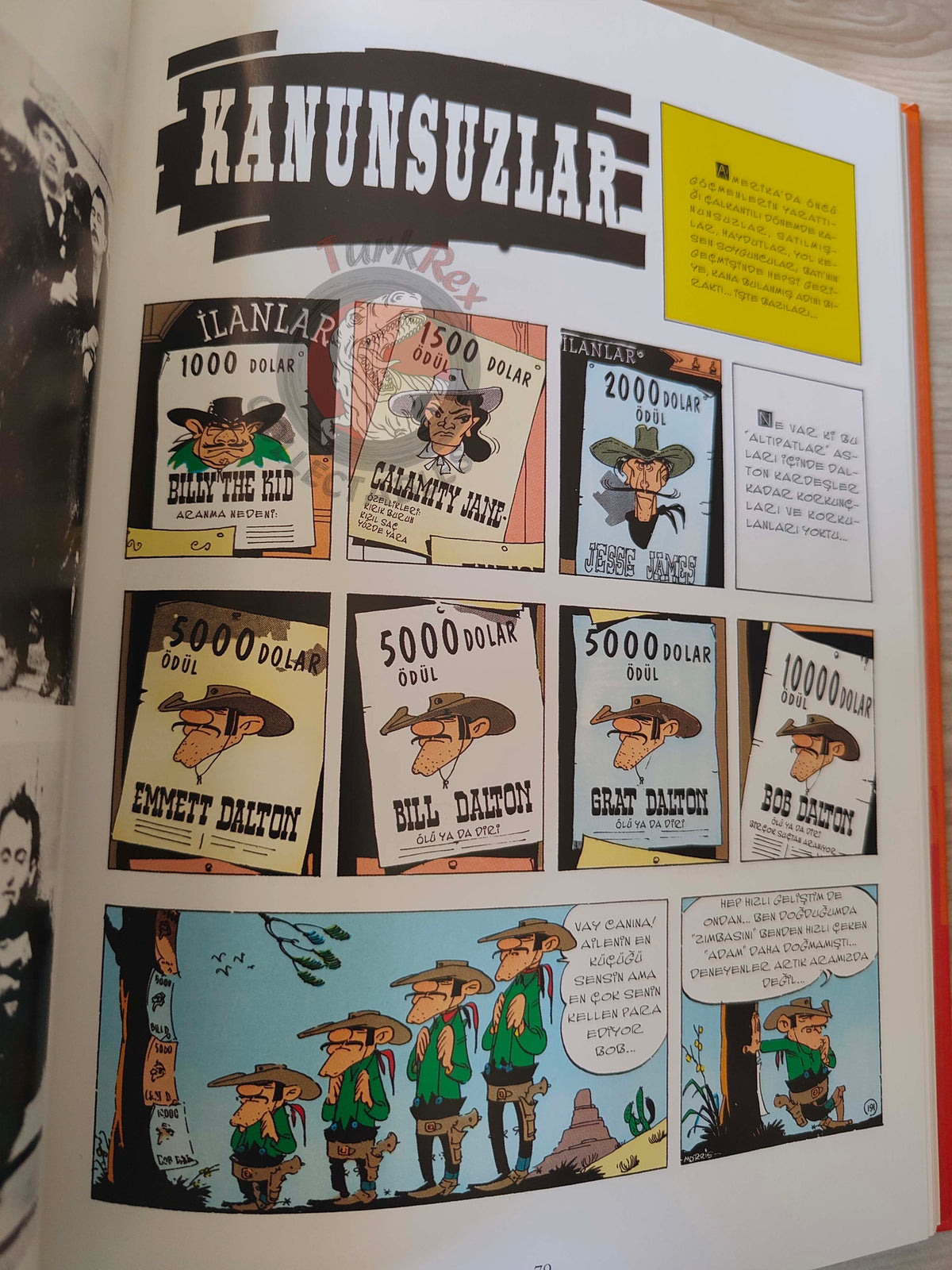 Lucky Luke – L'integrale #2 Turkish Comic Turkey Sous le Ciel de l'Ouest