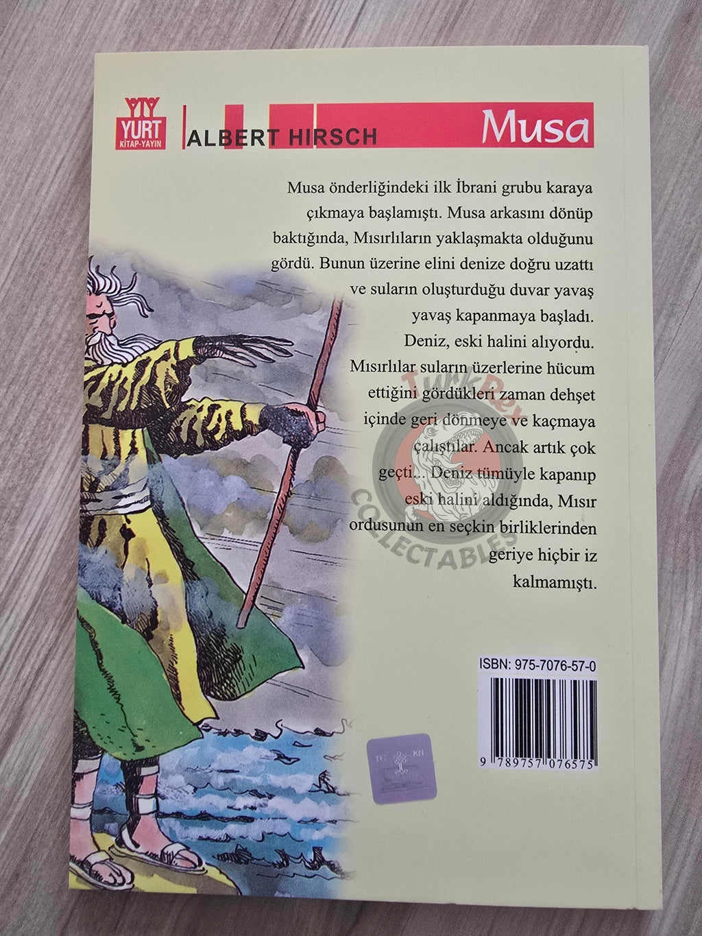 Moses – Albert Hirsch 2003 Turkish Book Turkey Illustrated by Turkish Artist